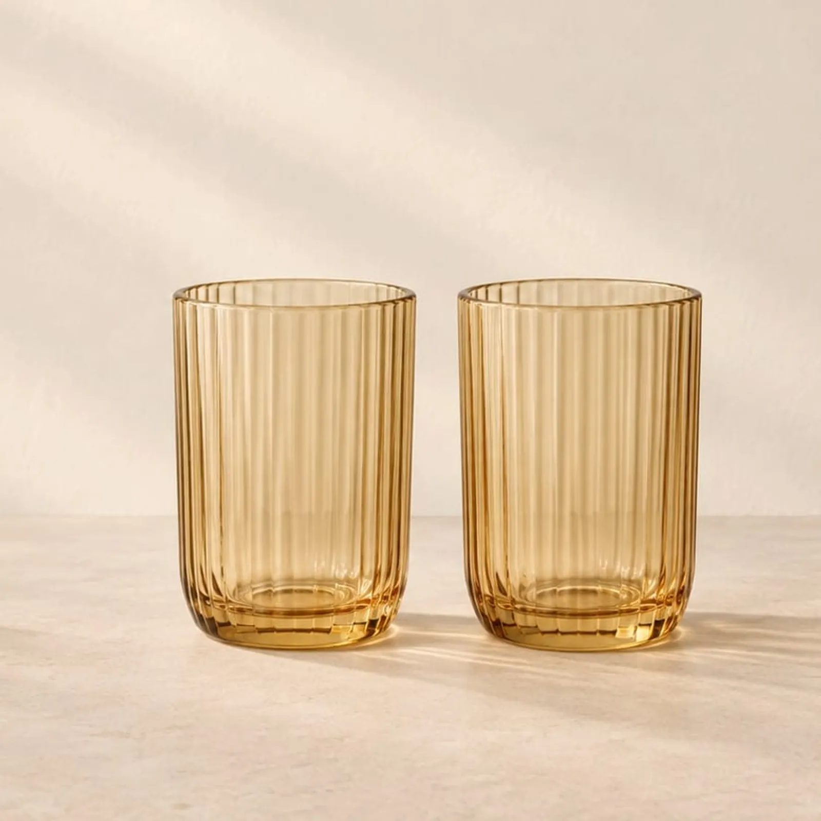Glas Hassel Ockra - bild 1