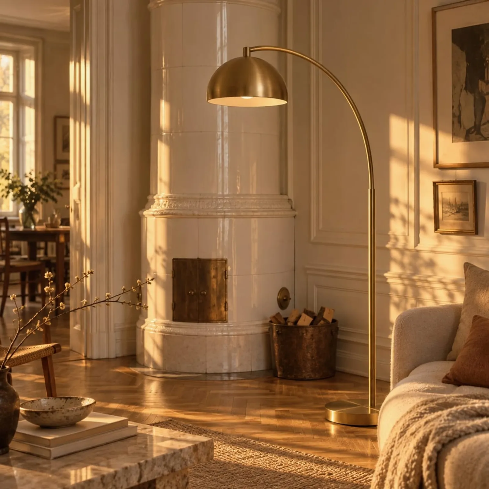 Golvlampa Öland Mässing - bild 2