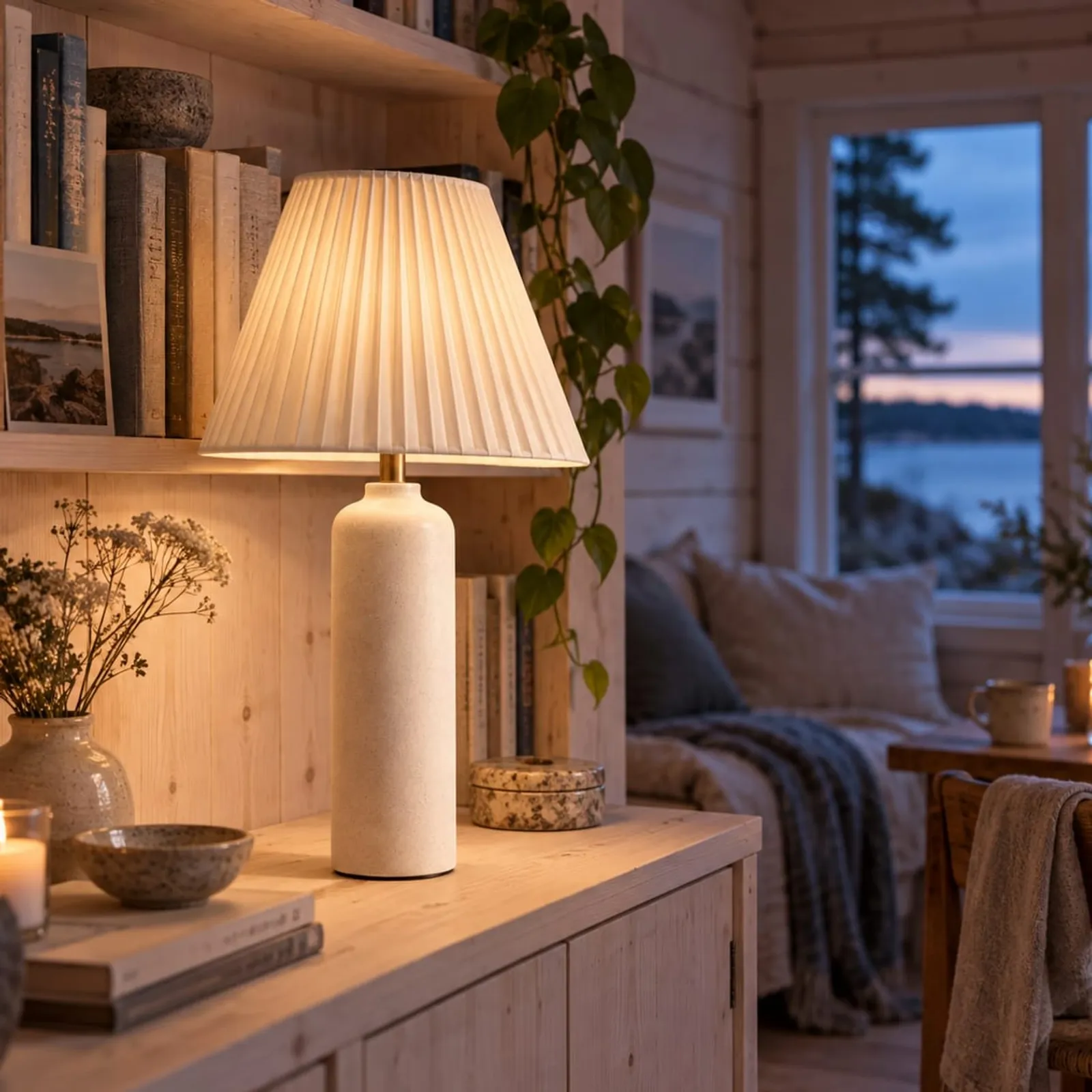 Lampe de table Udde blanc craie V - image 2