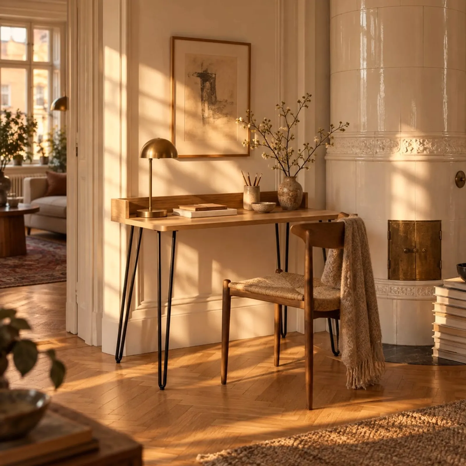 Bureau Bryggan en frêne - image 2