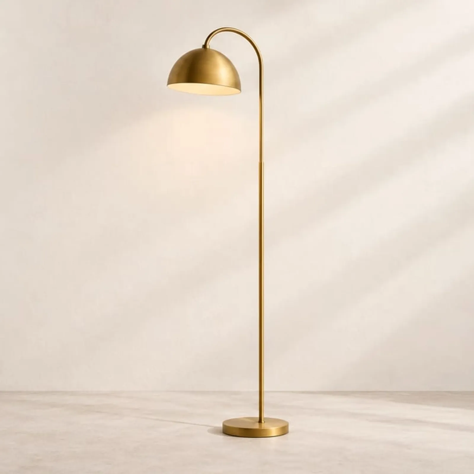 Golvlampa Slån Mässing - bild 1