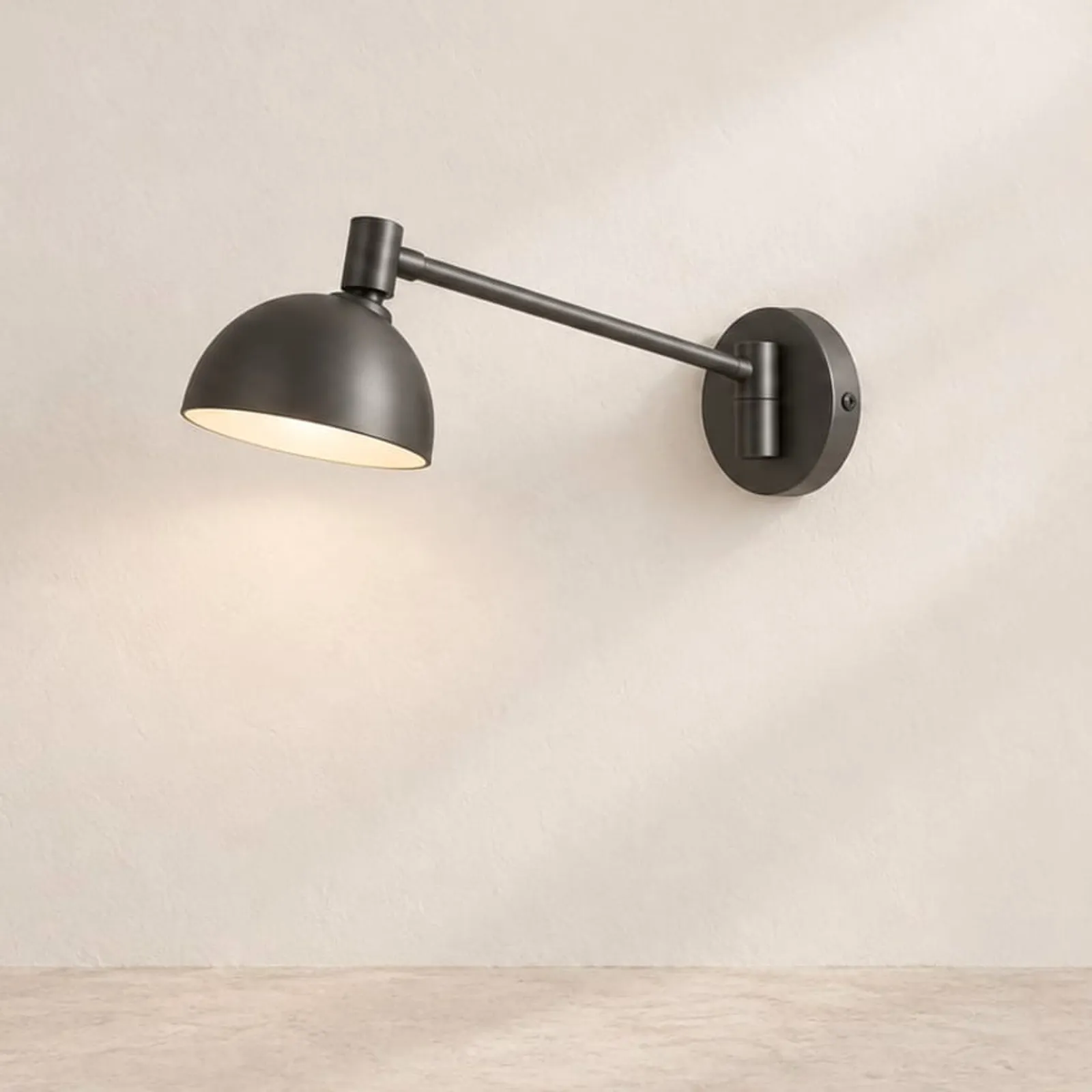 Vägglampa Salvia Stål - bild 1