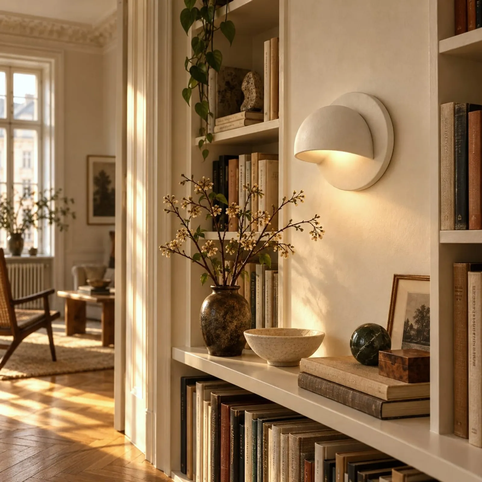 Vägglampa Hägg Kritvit IV - bild 3