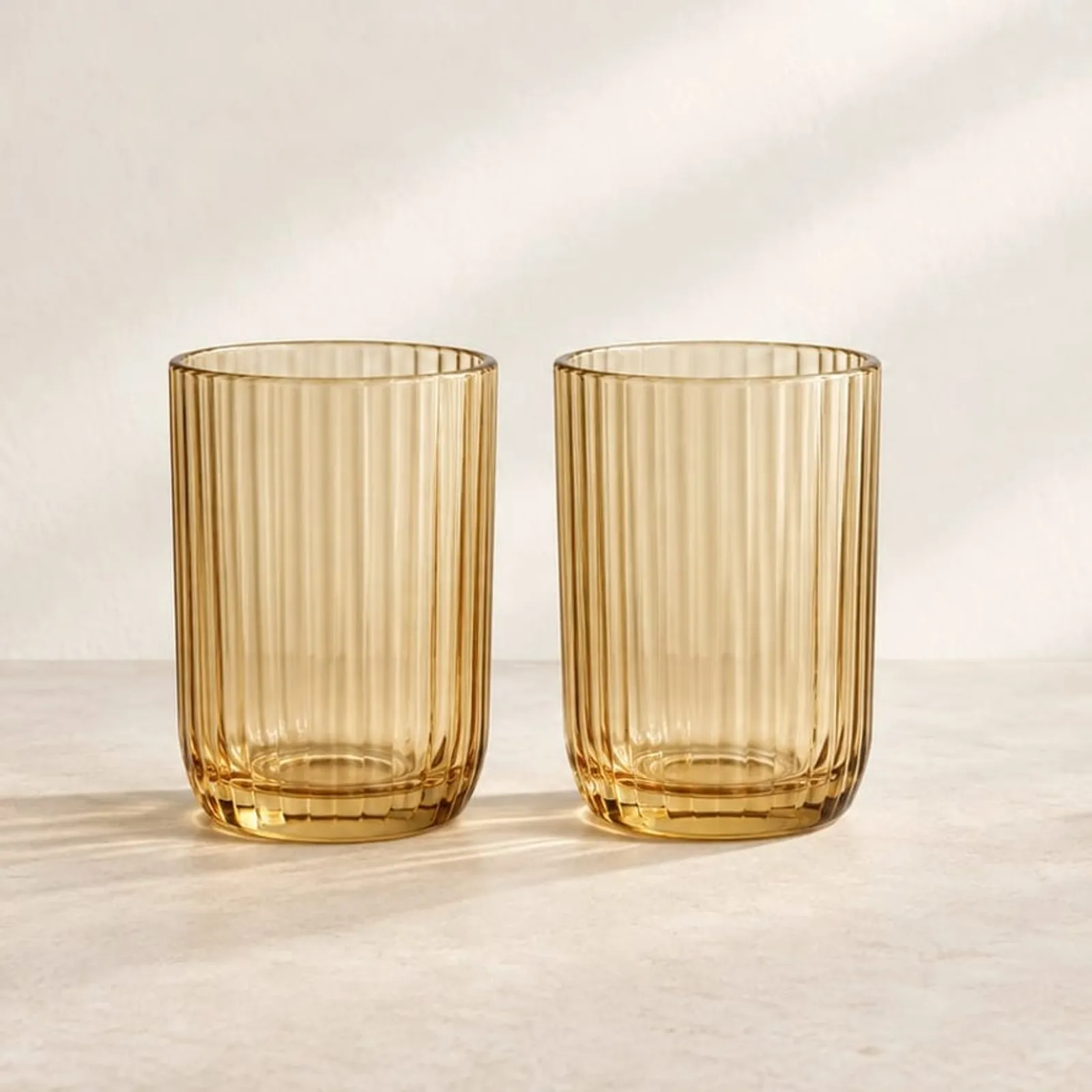 Glas Äng Ockra II - bild 1