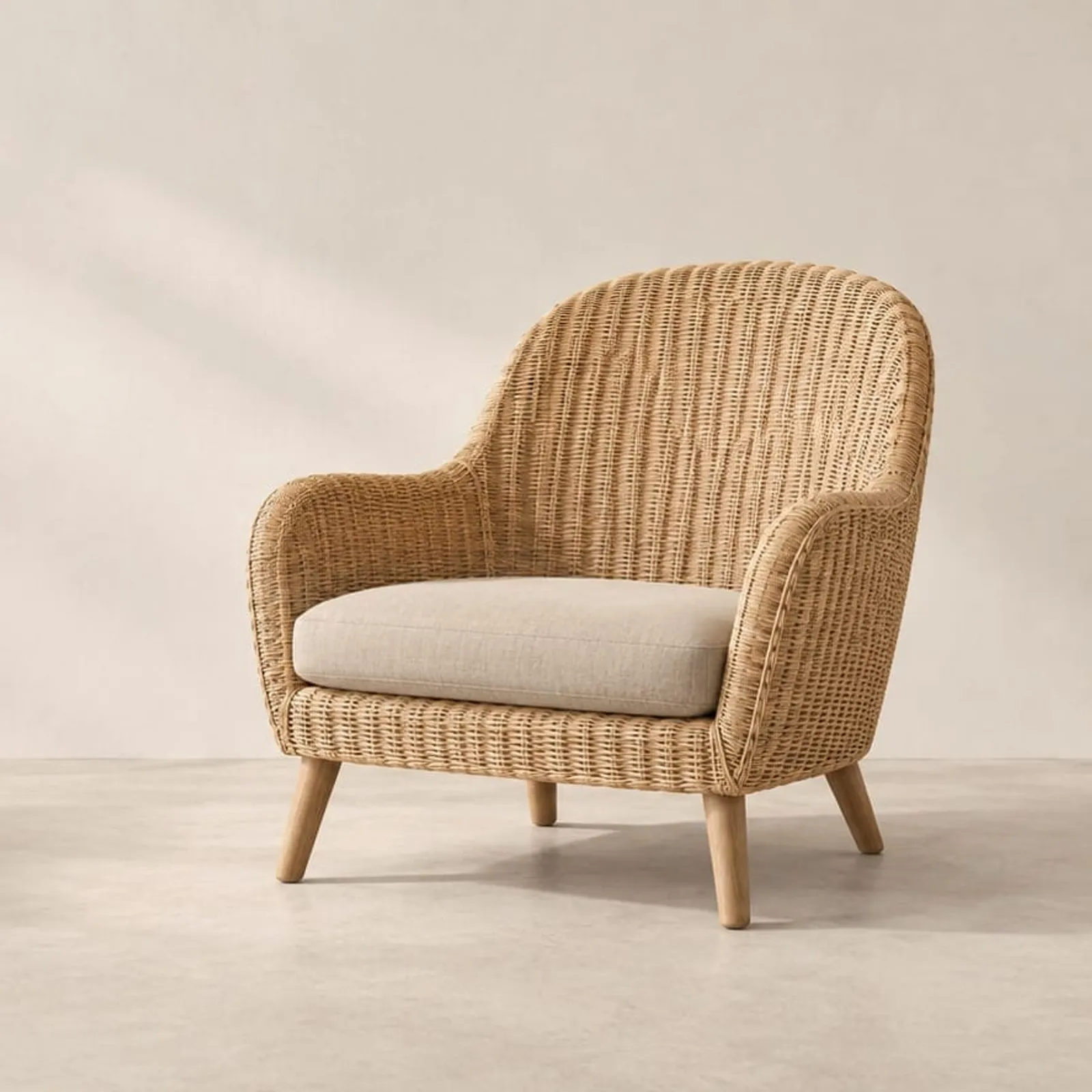 Fauteuil Hassel naturel - image 1