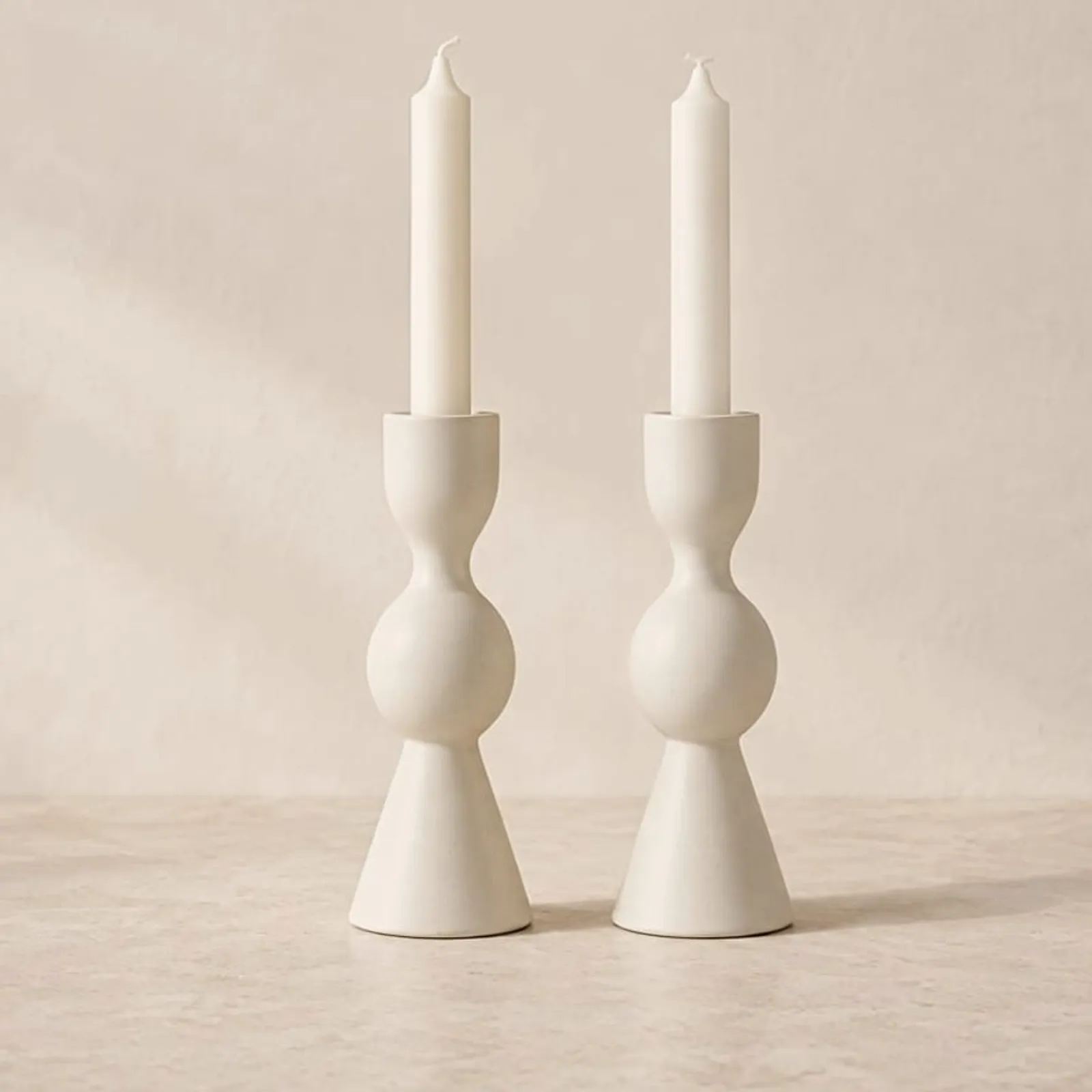 Ljusstake Ljungen Kritvit - bild 1