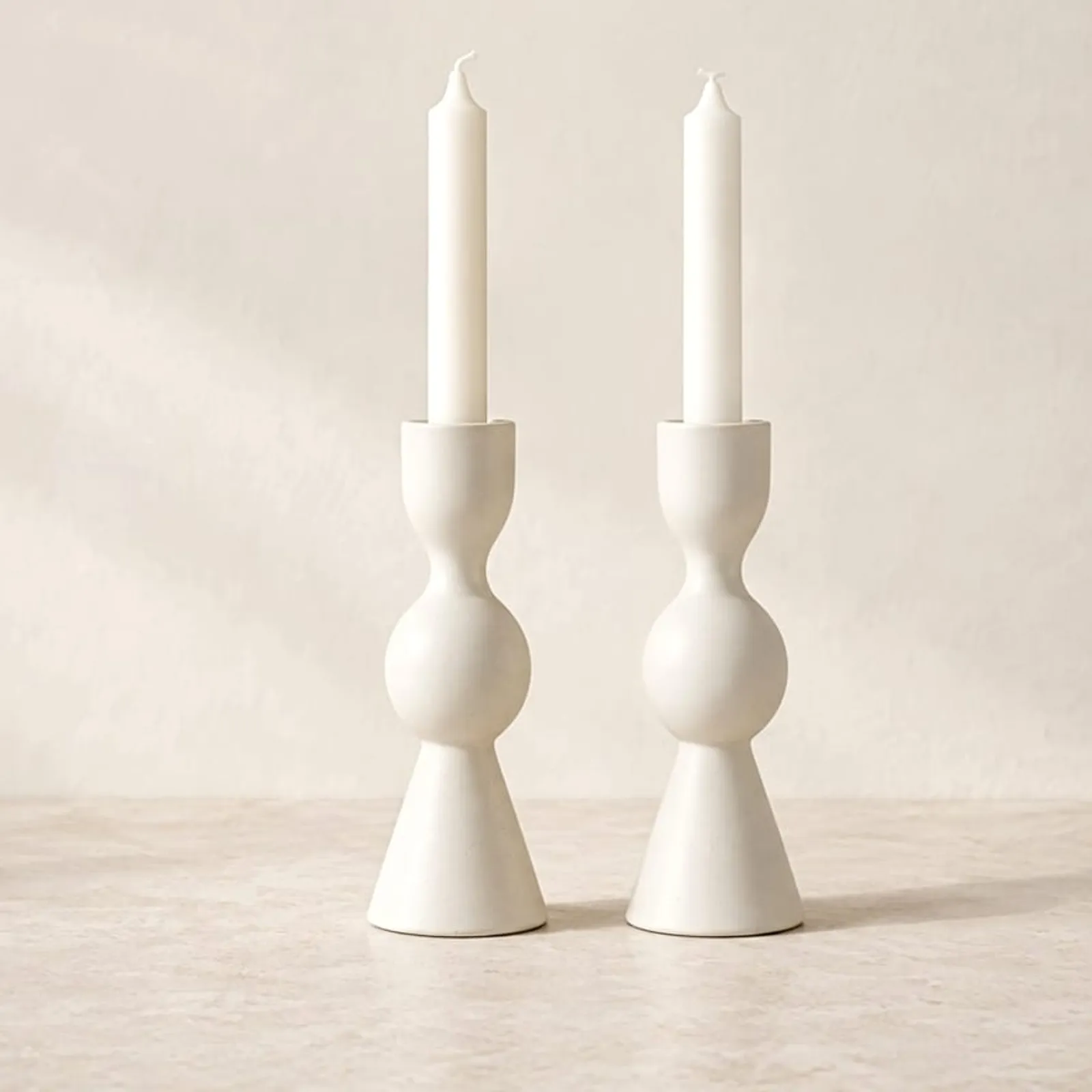 Ljusstake Hampa Stengods - bild 1