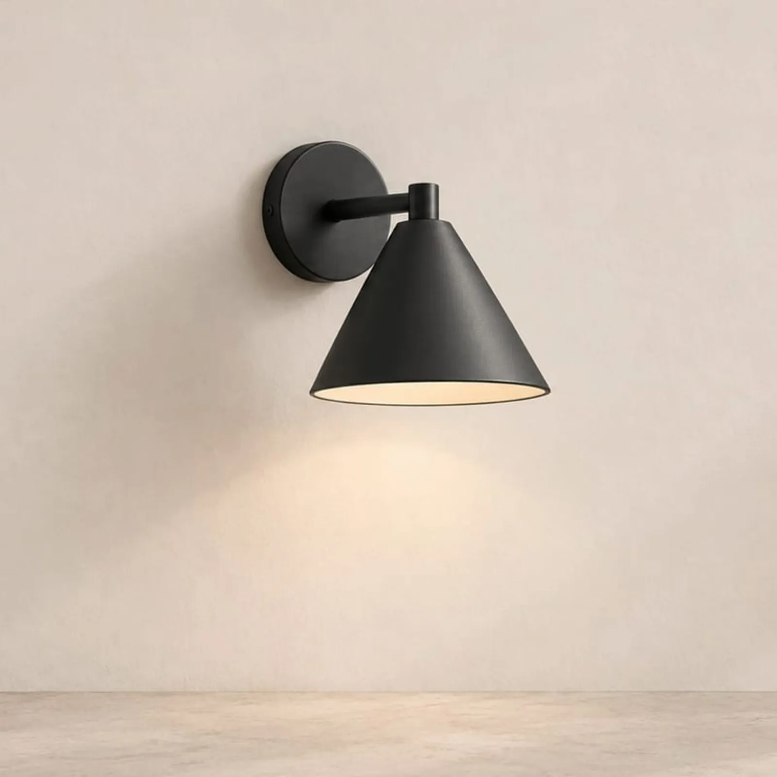 Vägglampa Råg Kol - bild 1