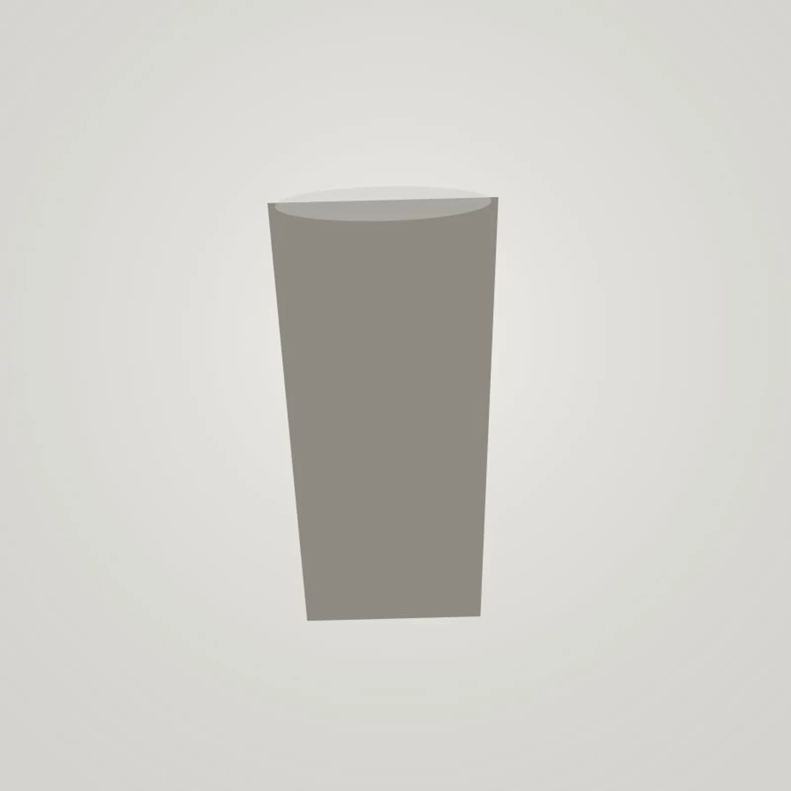 Glas Skär Kritvit - bild 1