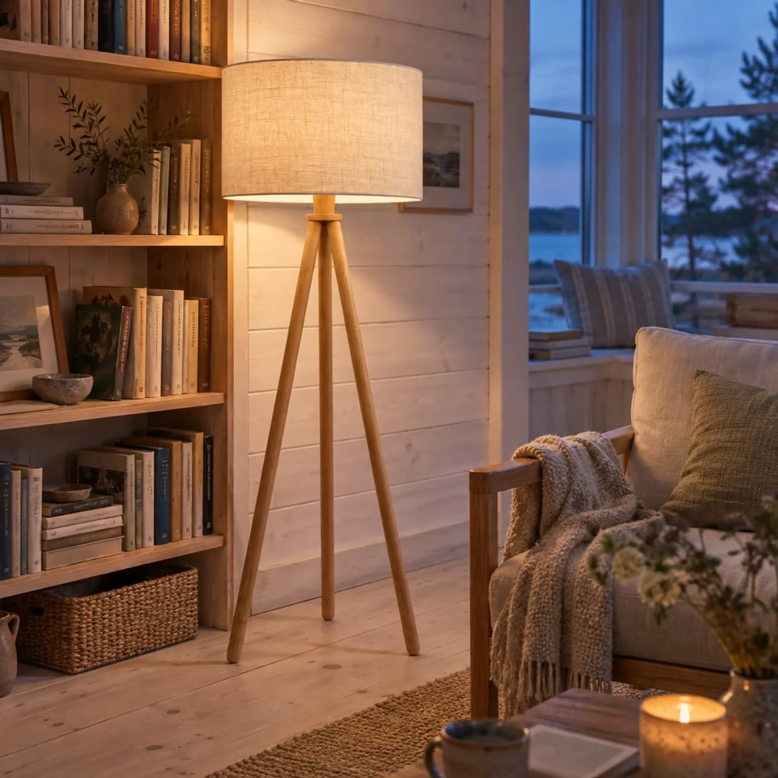 Lampadaire Kusten naturel V - image 3