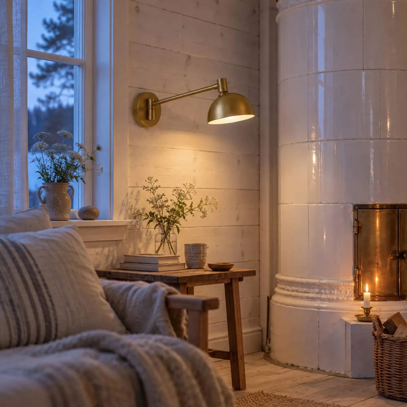 Vägglampa Rönn Stål - bild 2