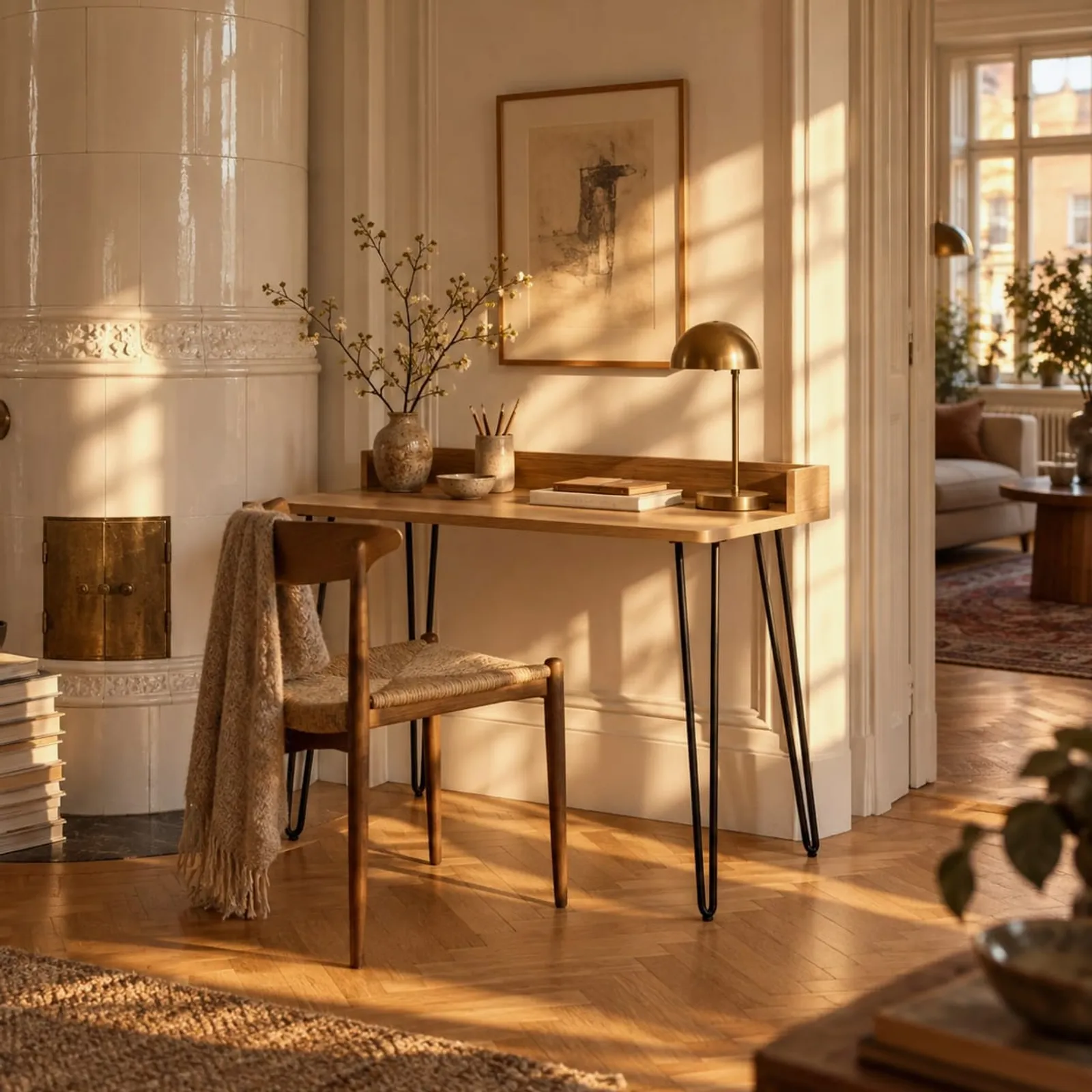 Bureau Fors en chêne - image 2