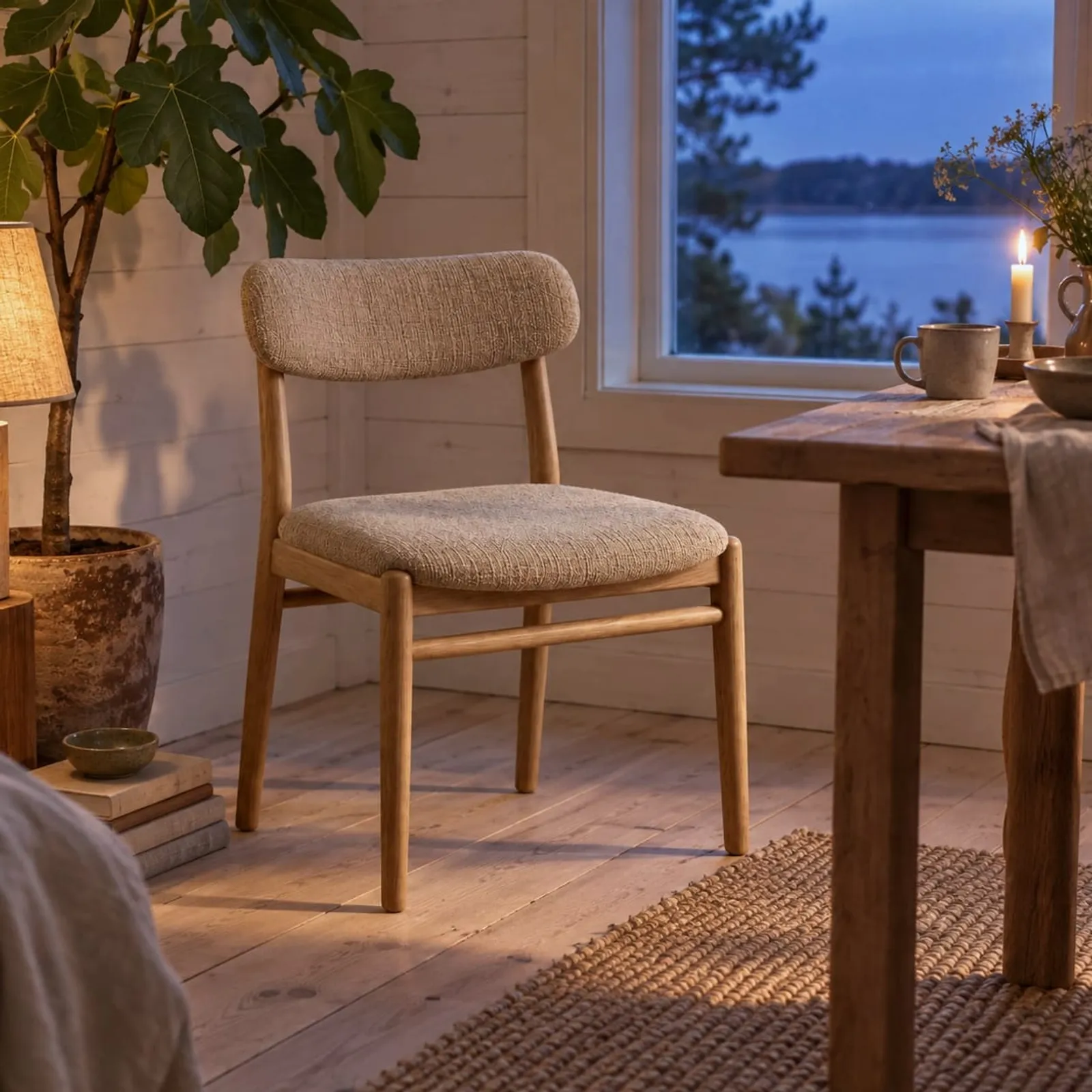 Chaise Alm charbon II - image 2