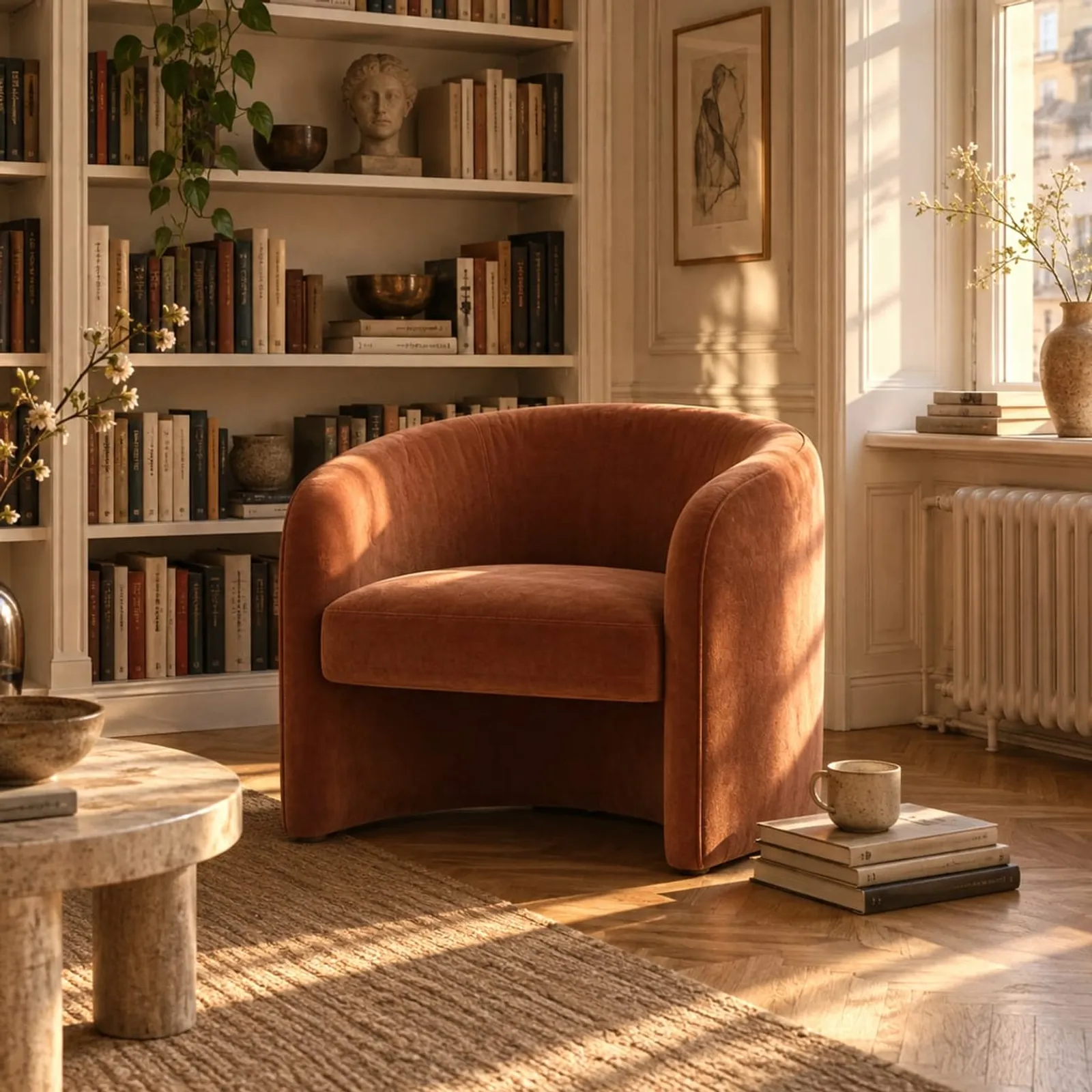 Fauteuil Klippa en velours - image 2