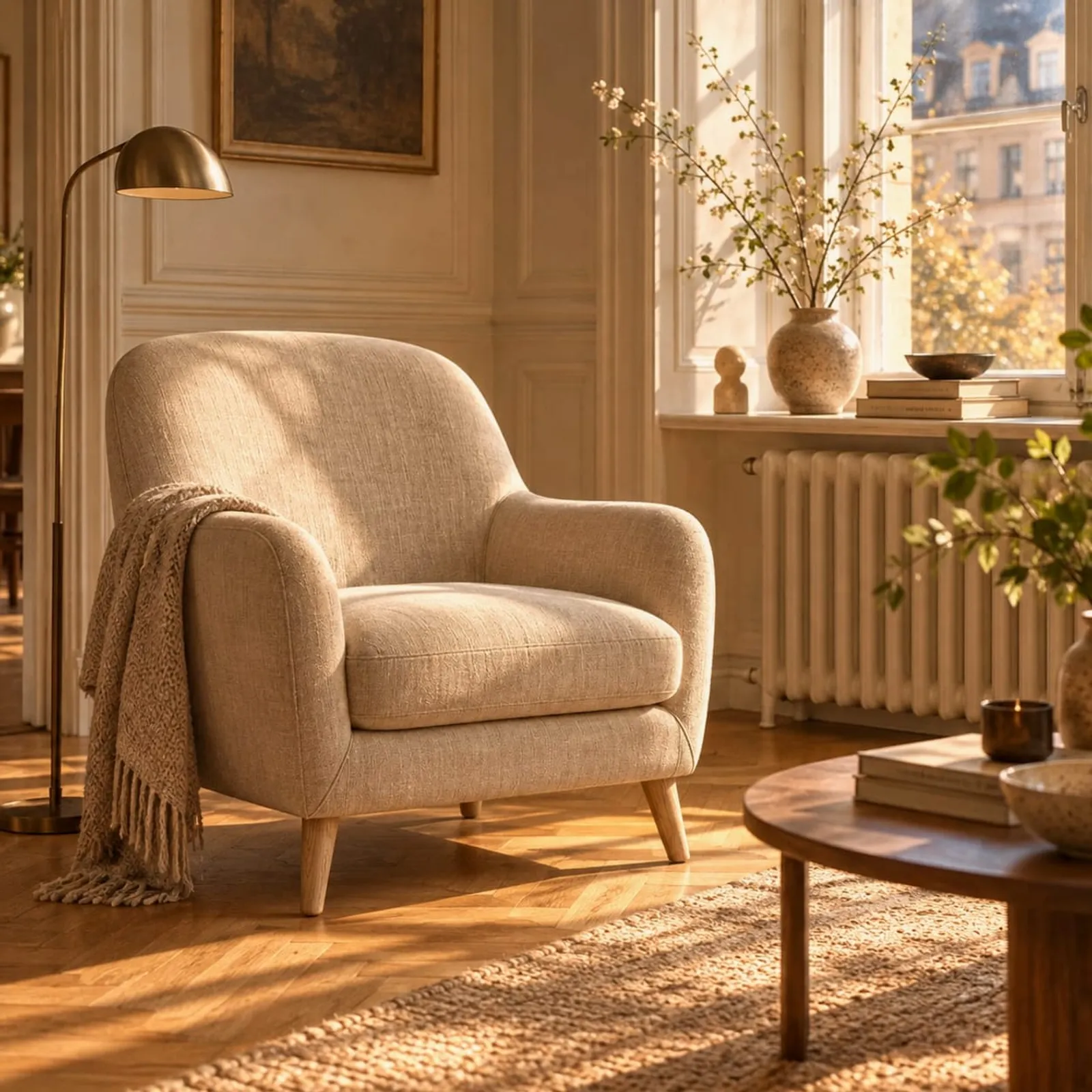 Fauteuil Fjäll lin III - image 2