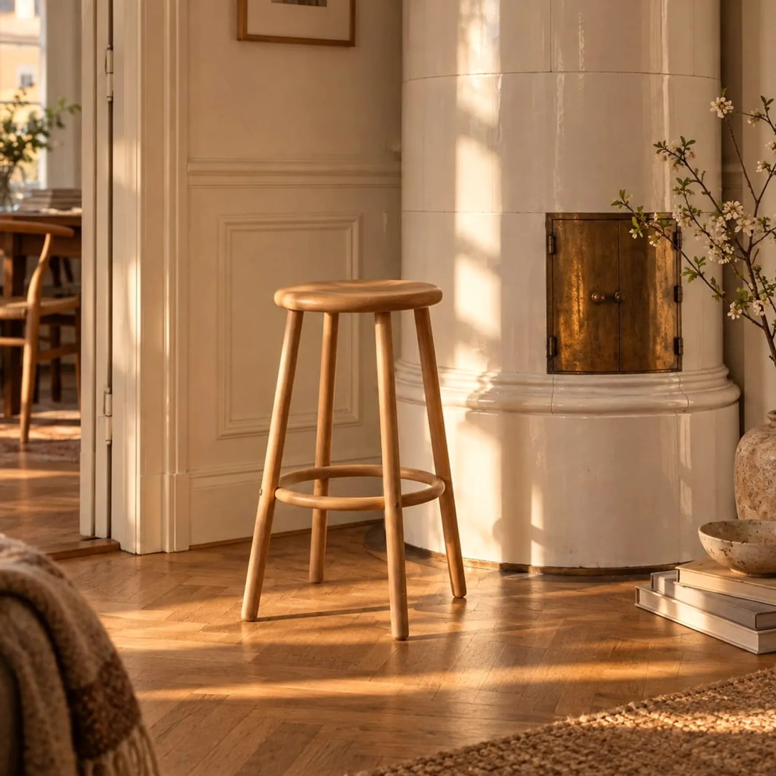 Tabouret Grund charbon - image 2
