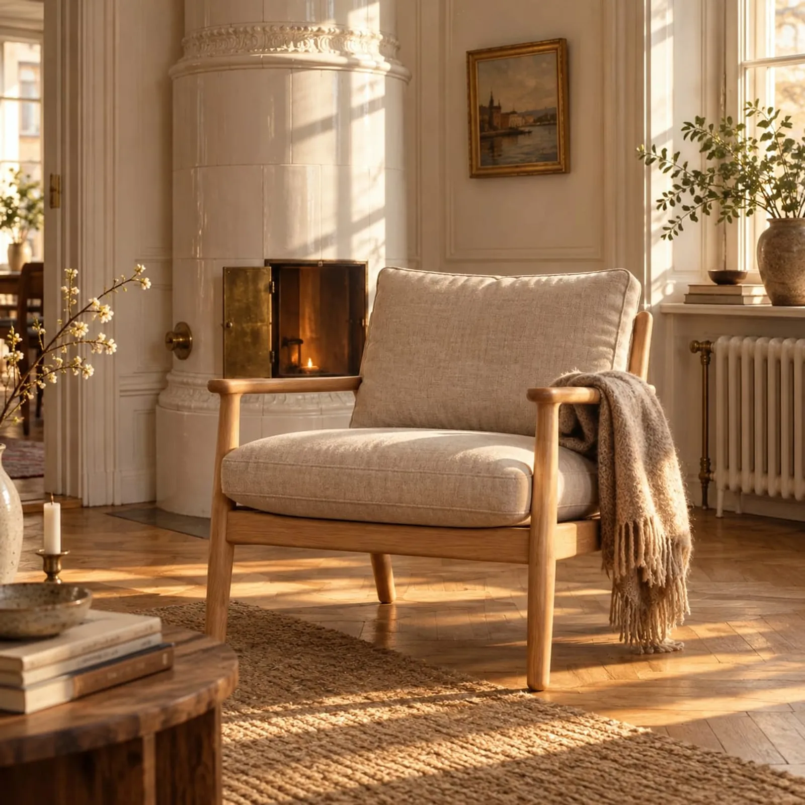 Fauteuil Råg lin III - image 2