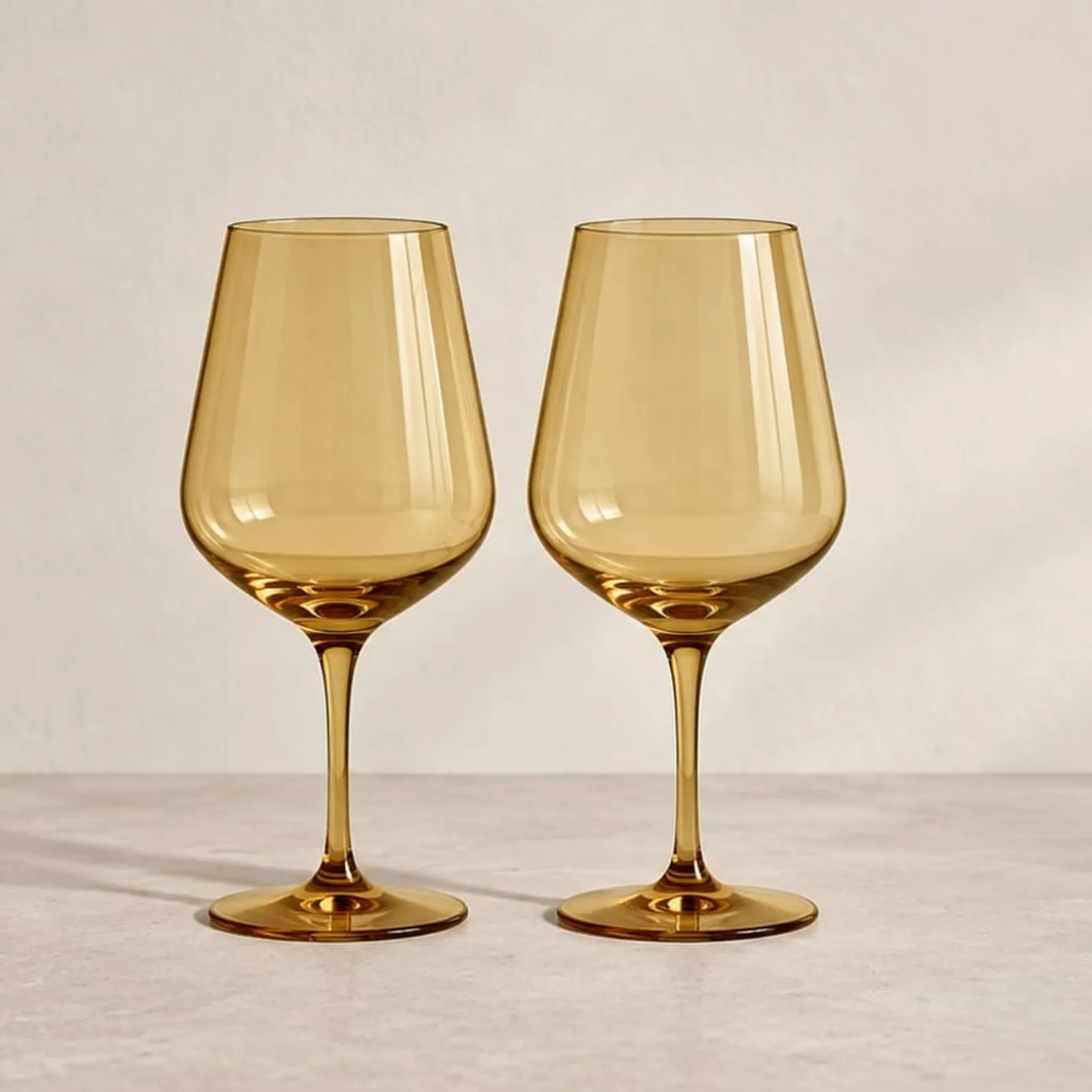 Glas Rönn Ockra II - bild 1