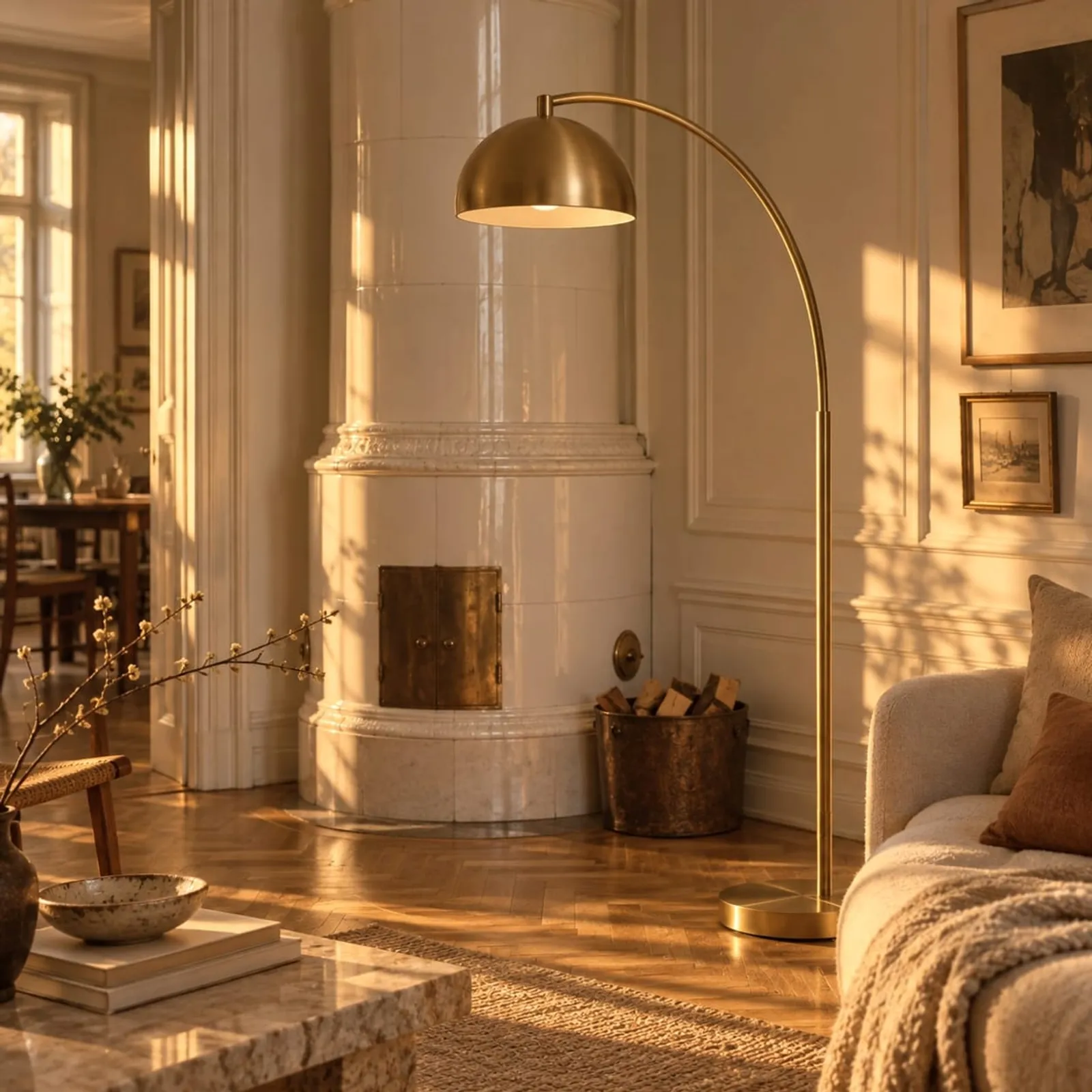 Golvlampa Kulle Ockra - bild 2