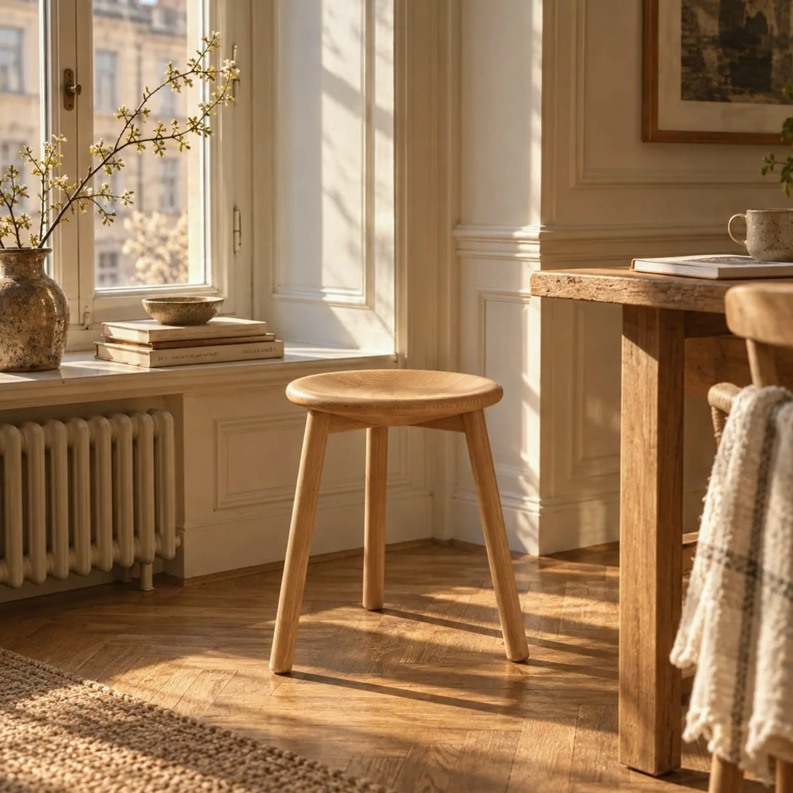 Tabouret Ljungen naturel - image 2