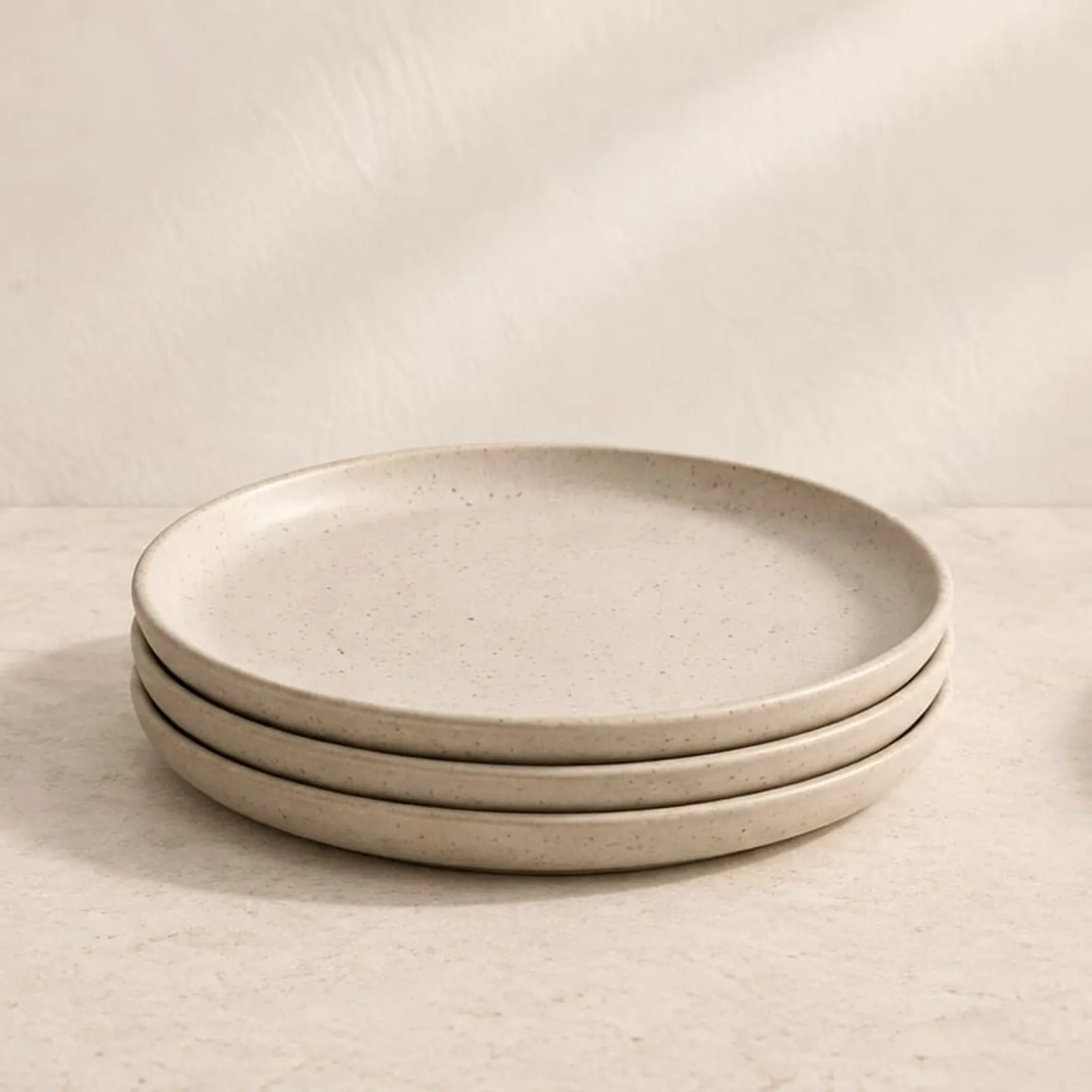Assiette Tjärn blanc craie IV - image 4