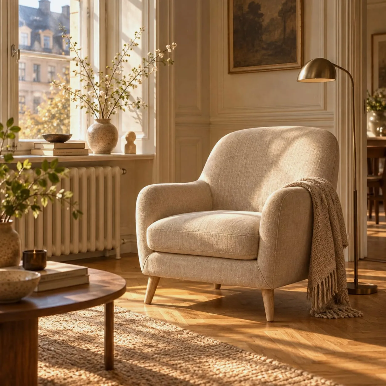Fauteuil Strand en lin - image 2