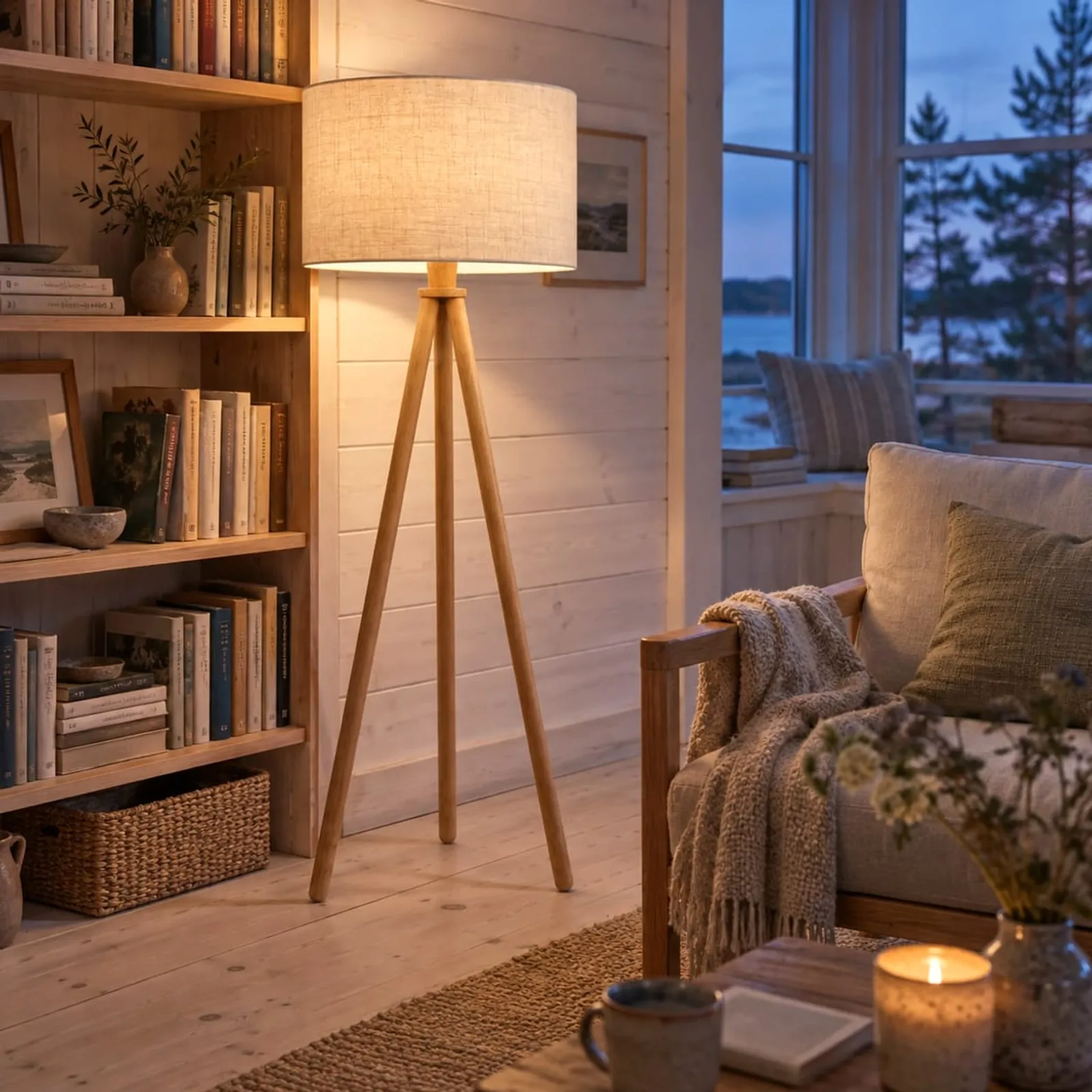 Lampadaire Äng naturel - image 3