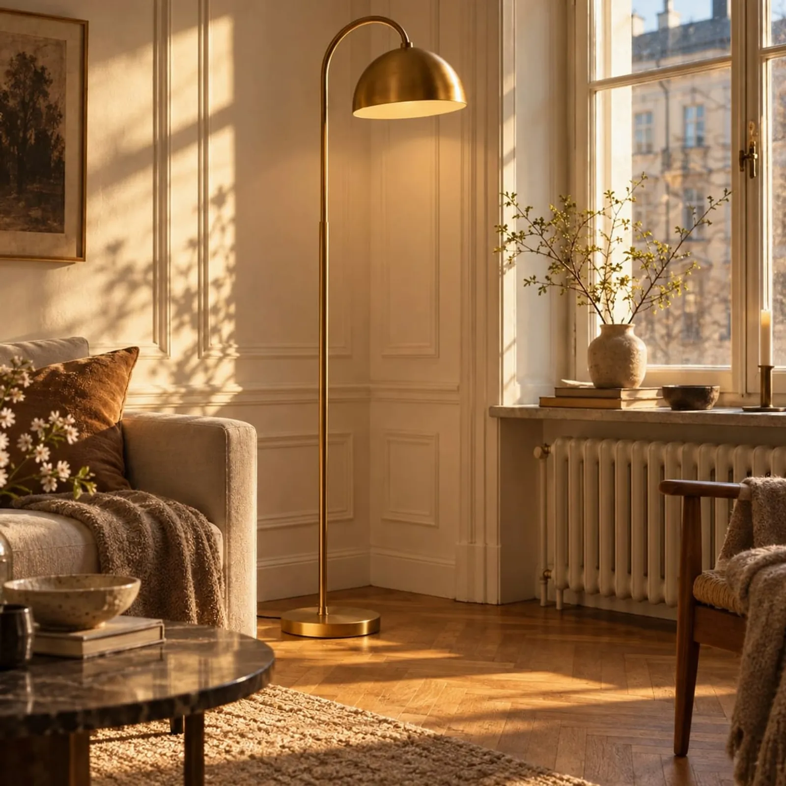 Lampadaire Fjäll en chêne - image 3