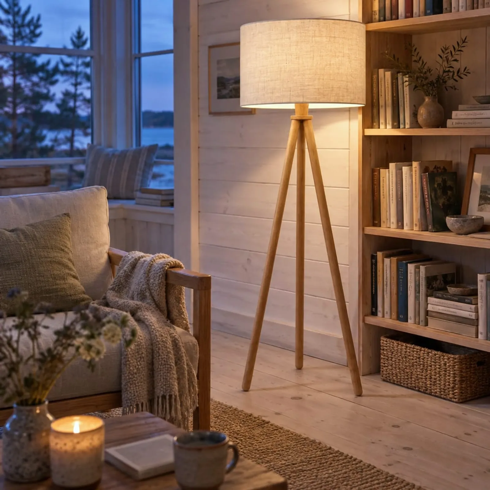 Lampadaire Kvarn naturel - image 3