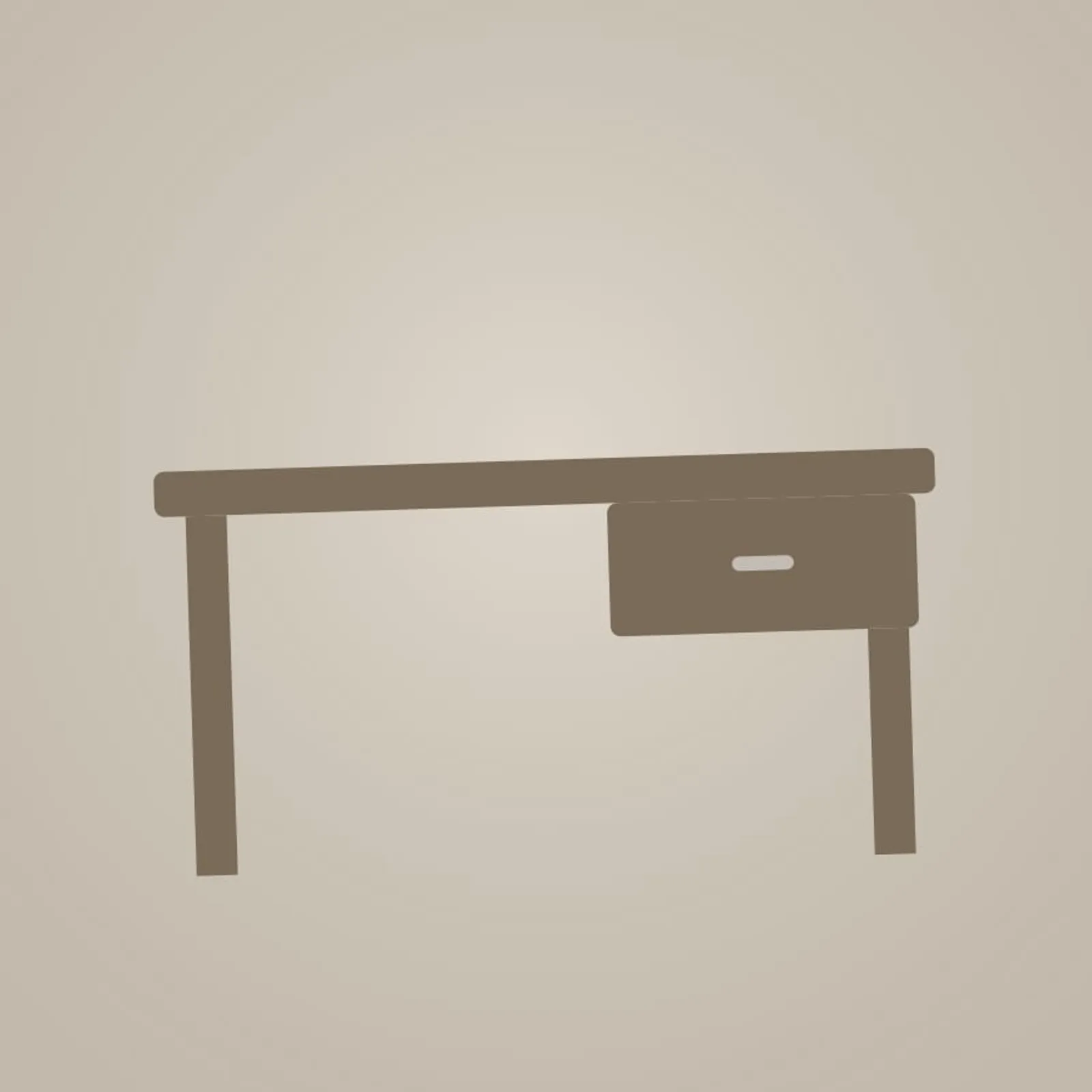 Skrivbord Vide Ask - bild 1