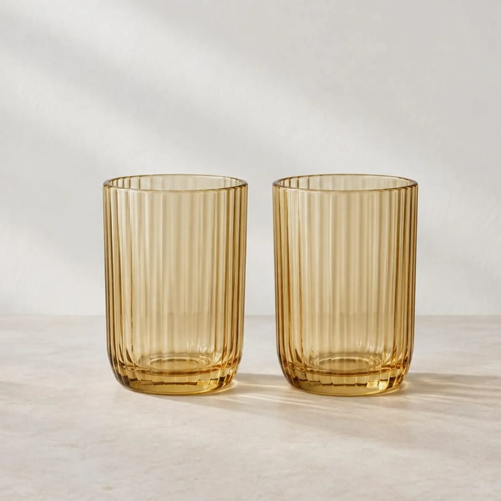 Glas Råg Ockra - bild 1