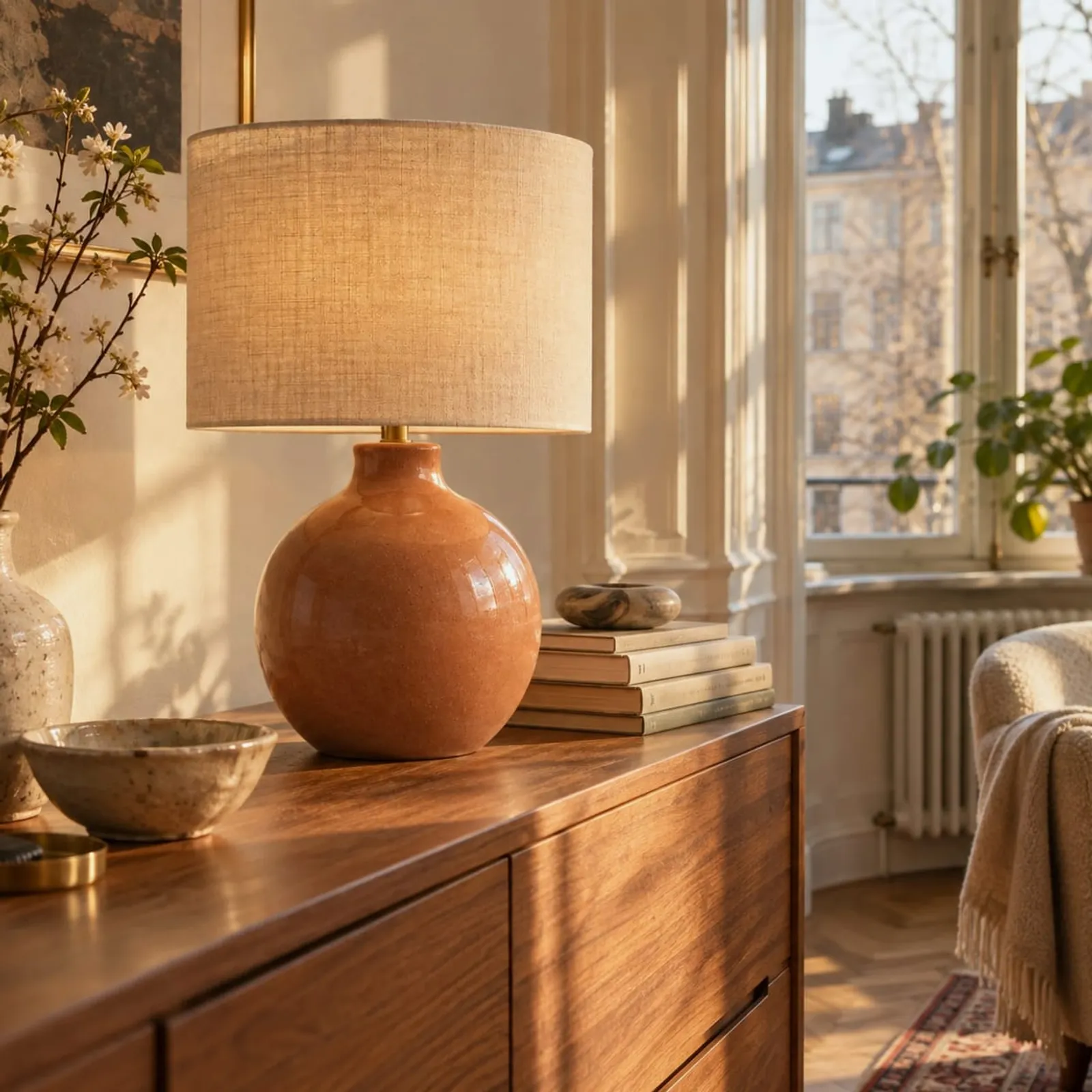 Bordslampa Rönn Kritvit II - bild 2