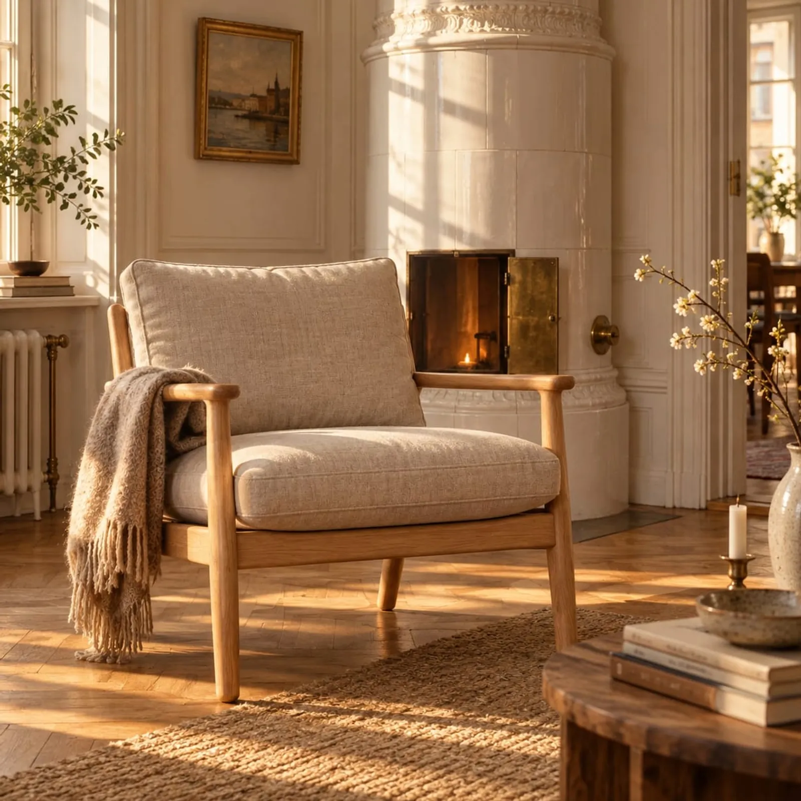 Fauteuil Tall lin II - image 2