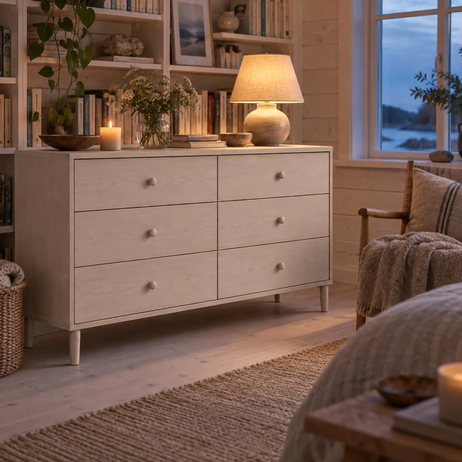 Commode Klippa blanc craie - image 3