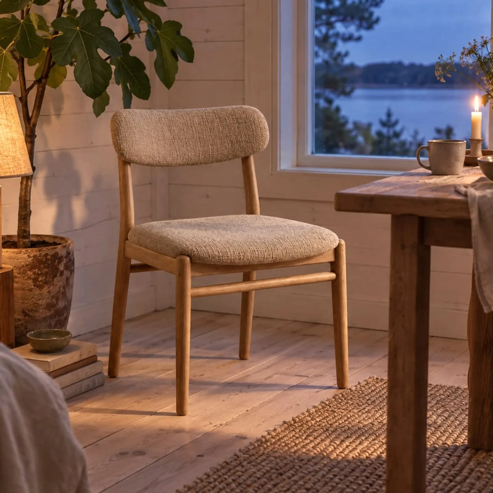 Chaise Hägg naturel - image 3