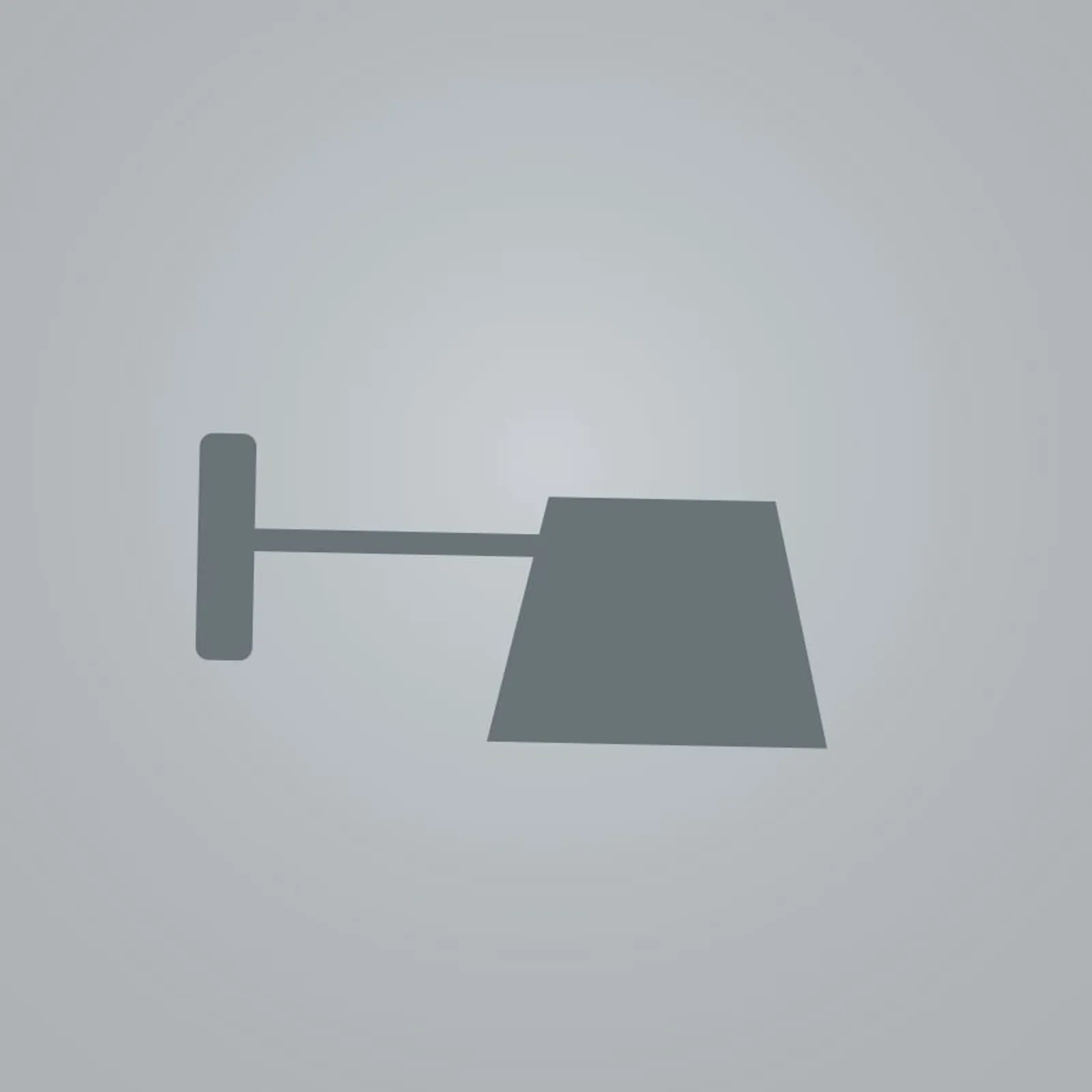 Vägglampa Fjäll Stål - bild 1