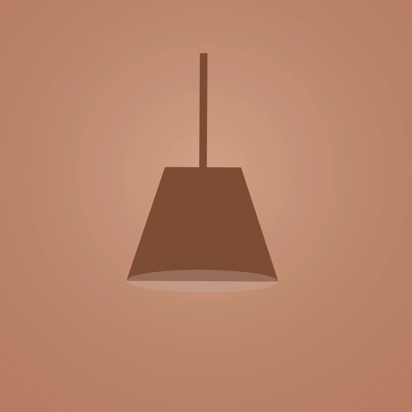 Taklampa Gran Terrakotta - bild 1
