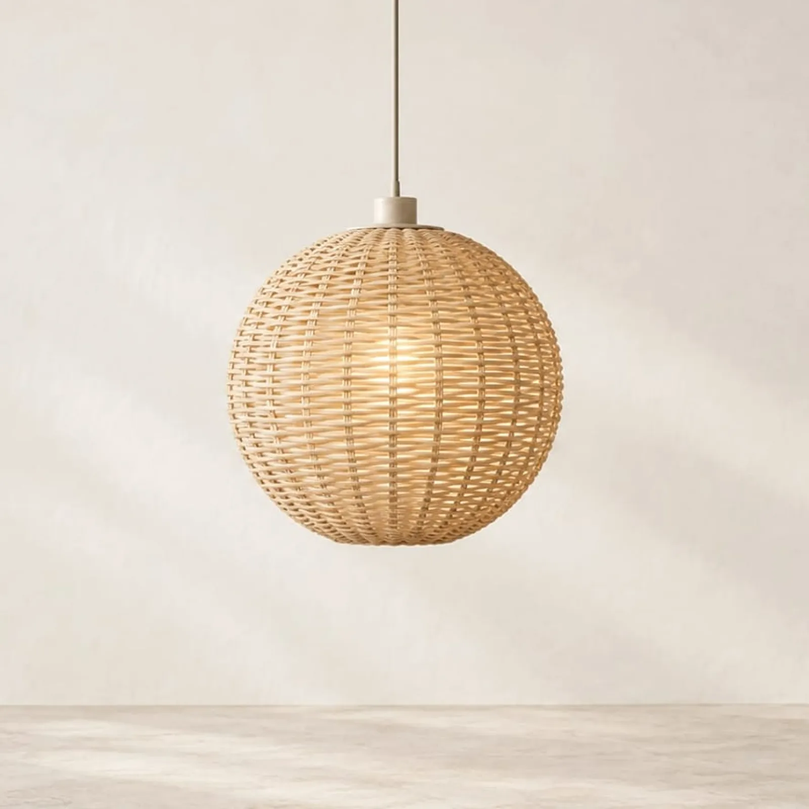 Taklampa Ull Natur V - bild 1