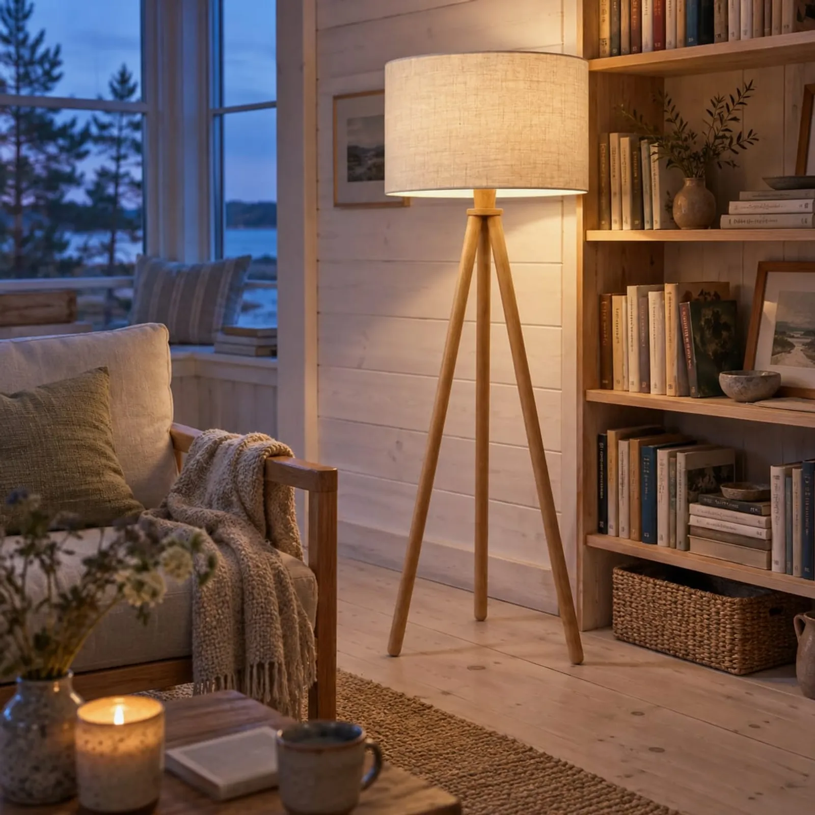 Golvlampa Bränna - bild 3