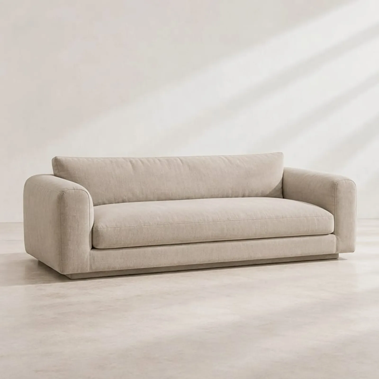 Soffa Lin Sand - bild 1