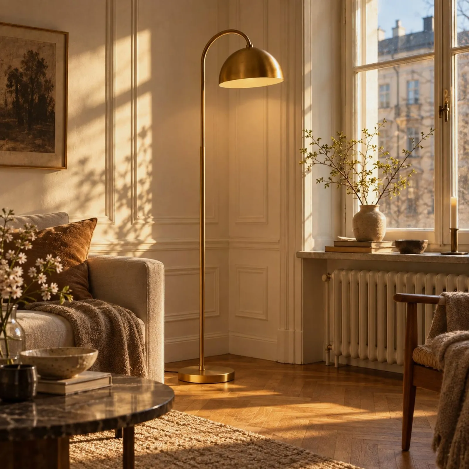 Lampadaire Salvia en chêne - image 3