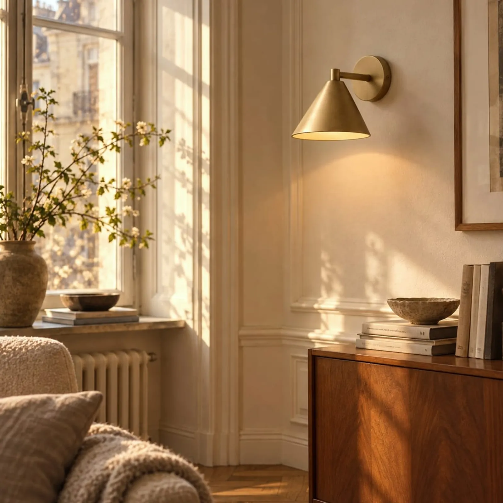 Vägglampa Malört Mässing - bild 2