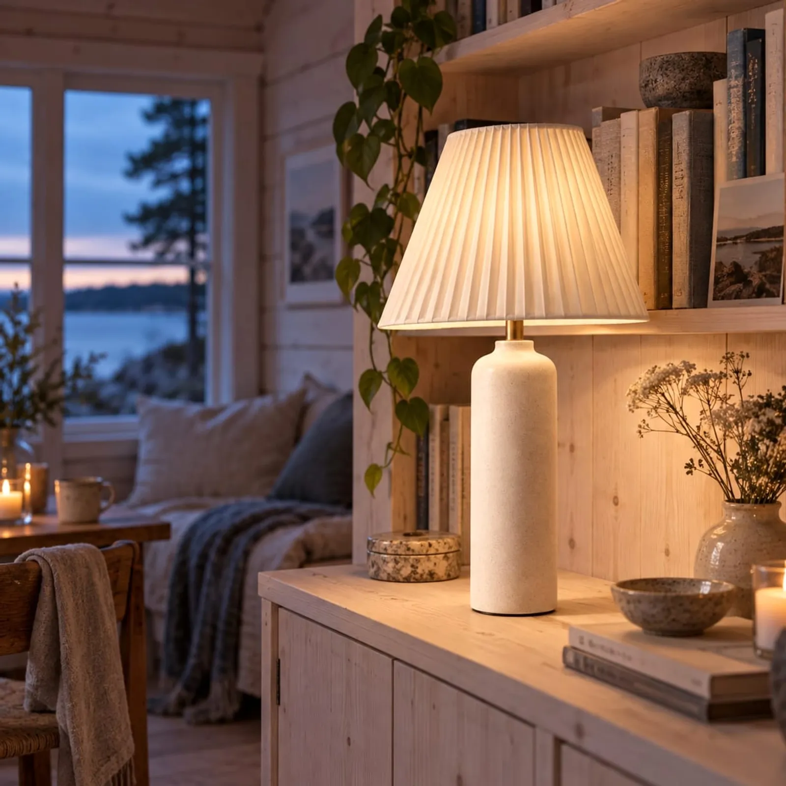 Lampe de table Sund en grès - image 2