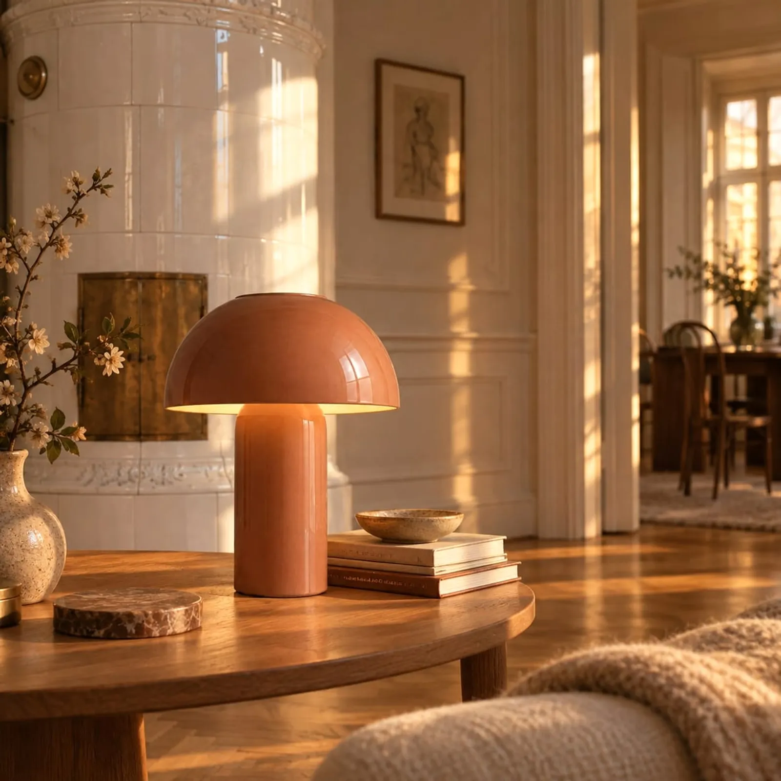 Lampe de table Vall ocre IV - image 2