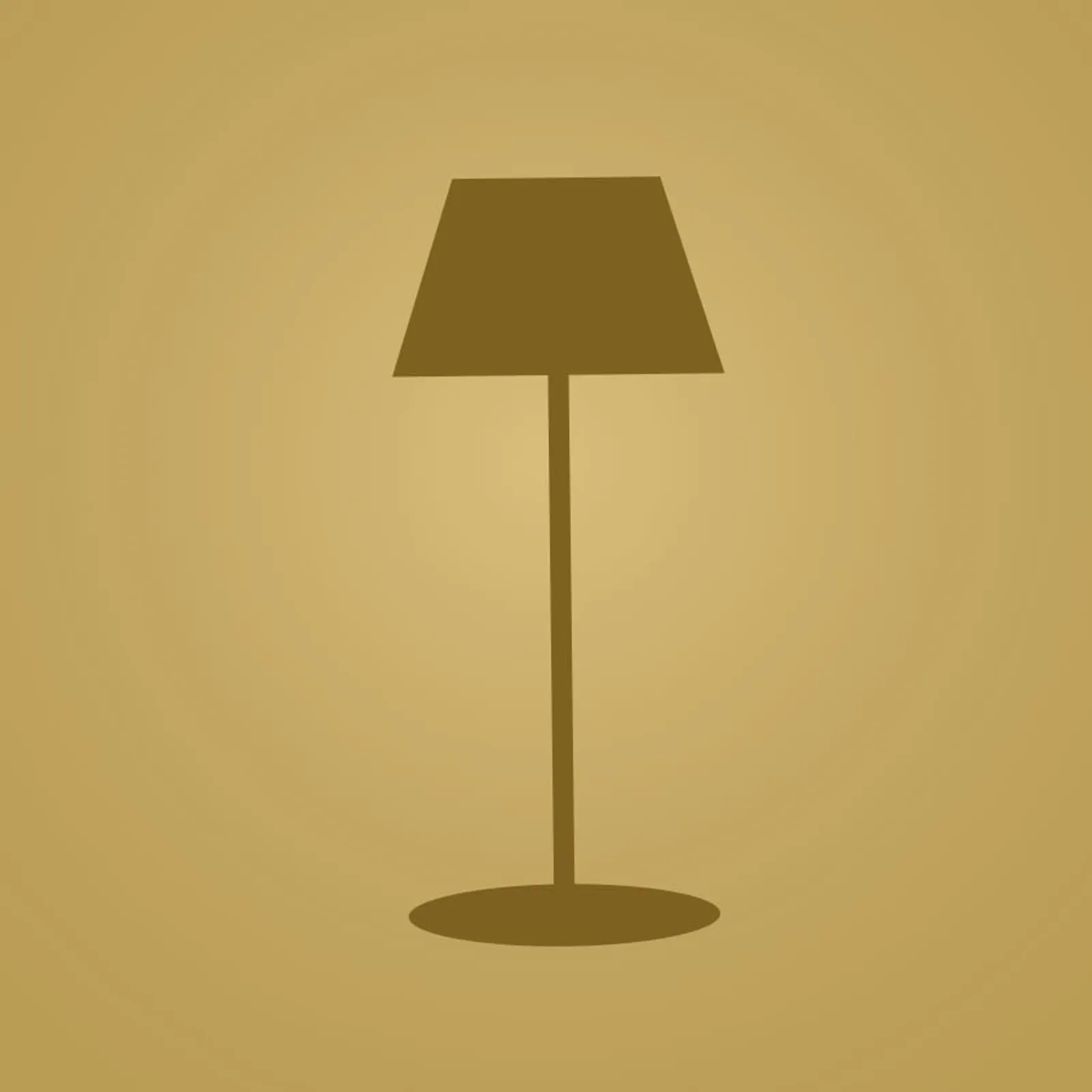 Golvlampa Hampa Mässing - bild 1