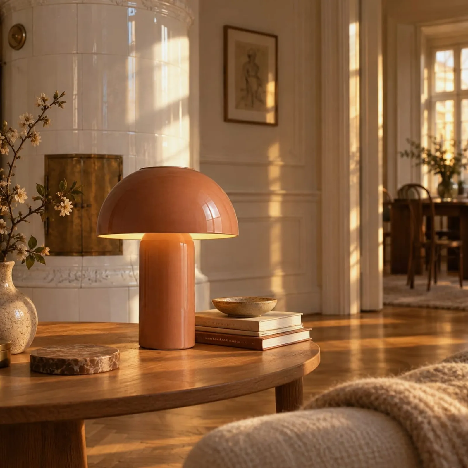 Lampe de table Vall ocre II - image 2