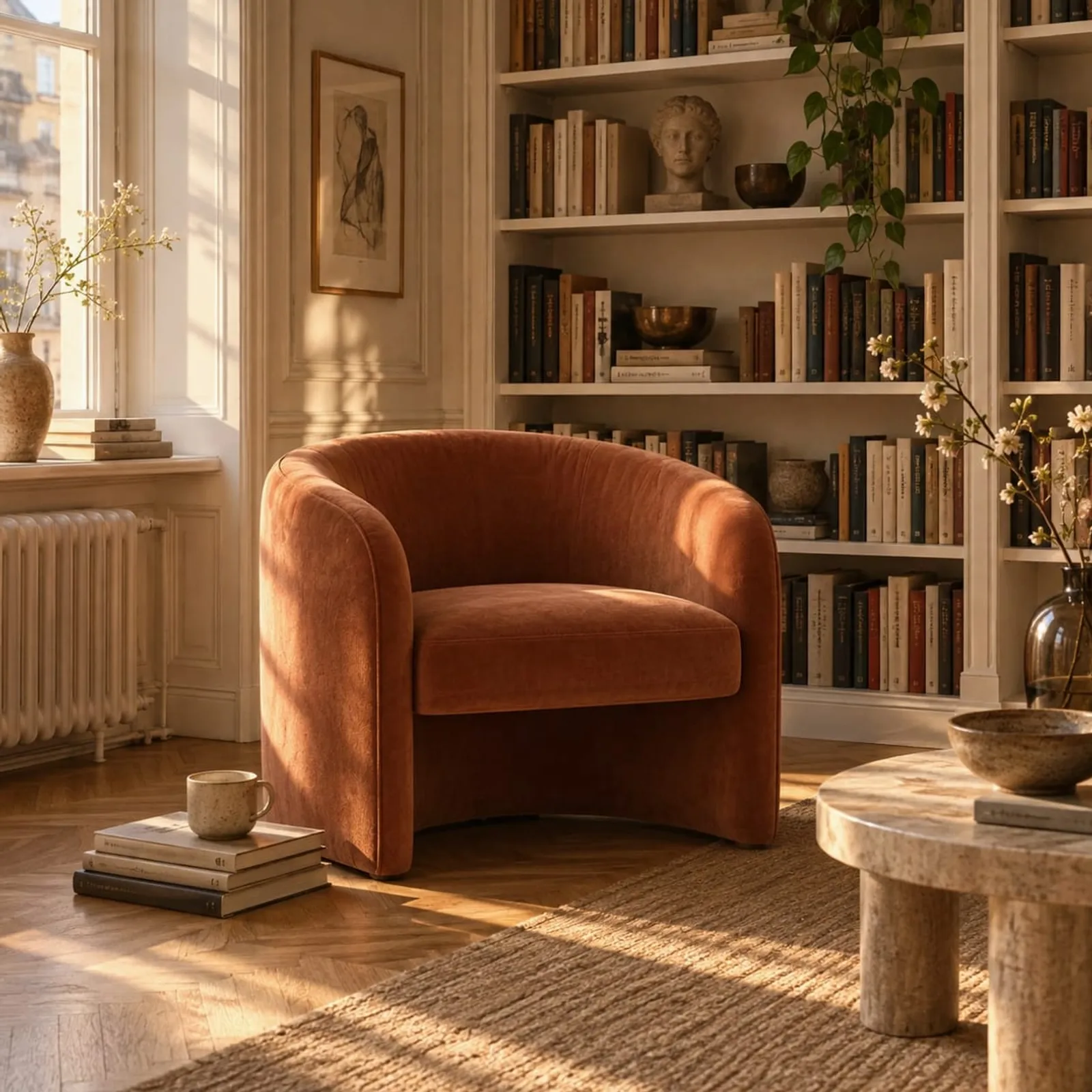 Fauteuil Fläder rouille III - image 2