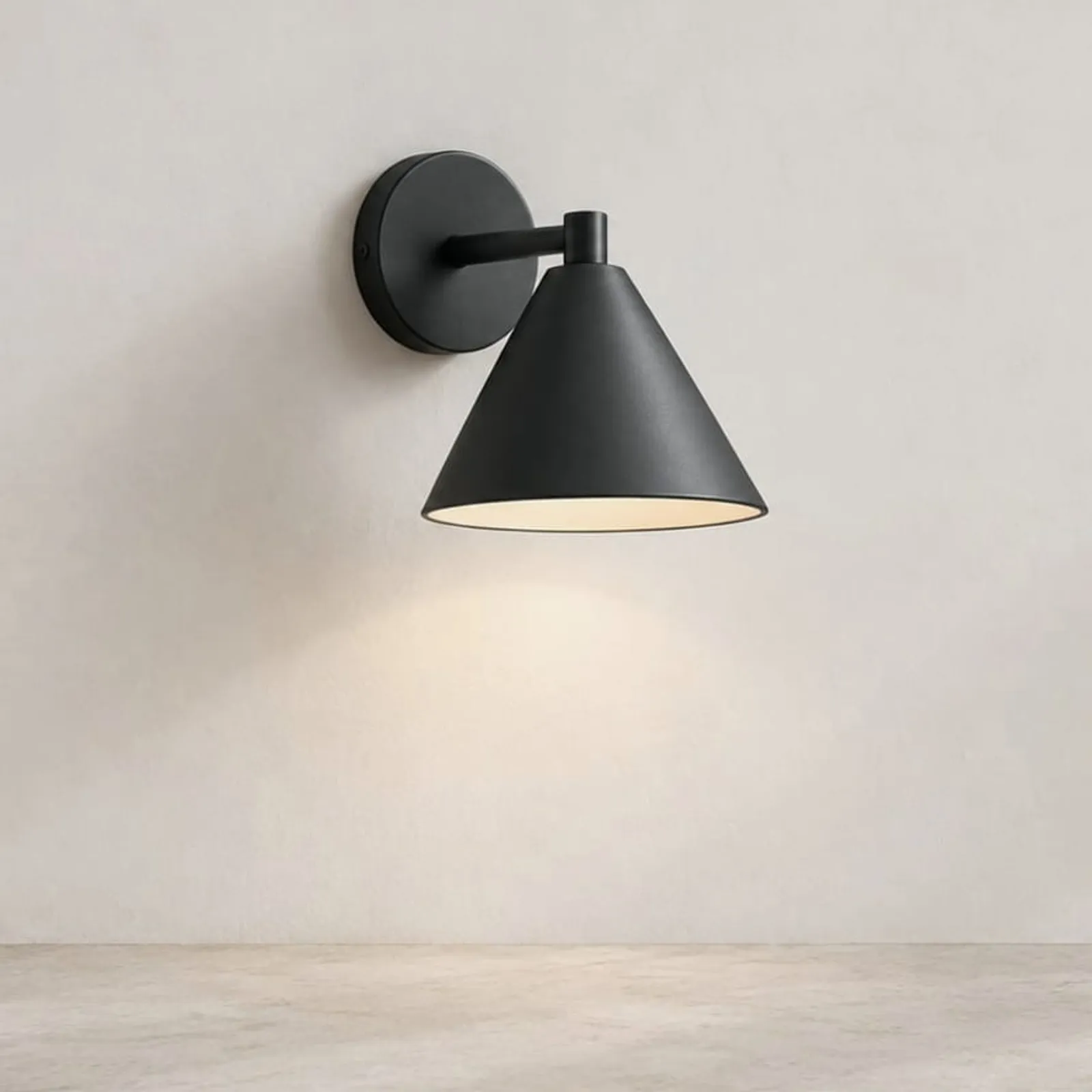 Vägglampa Sälg Stål - bild 1