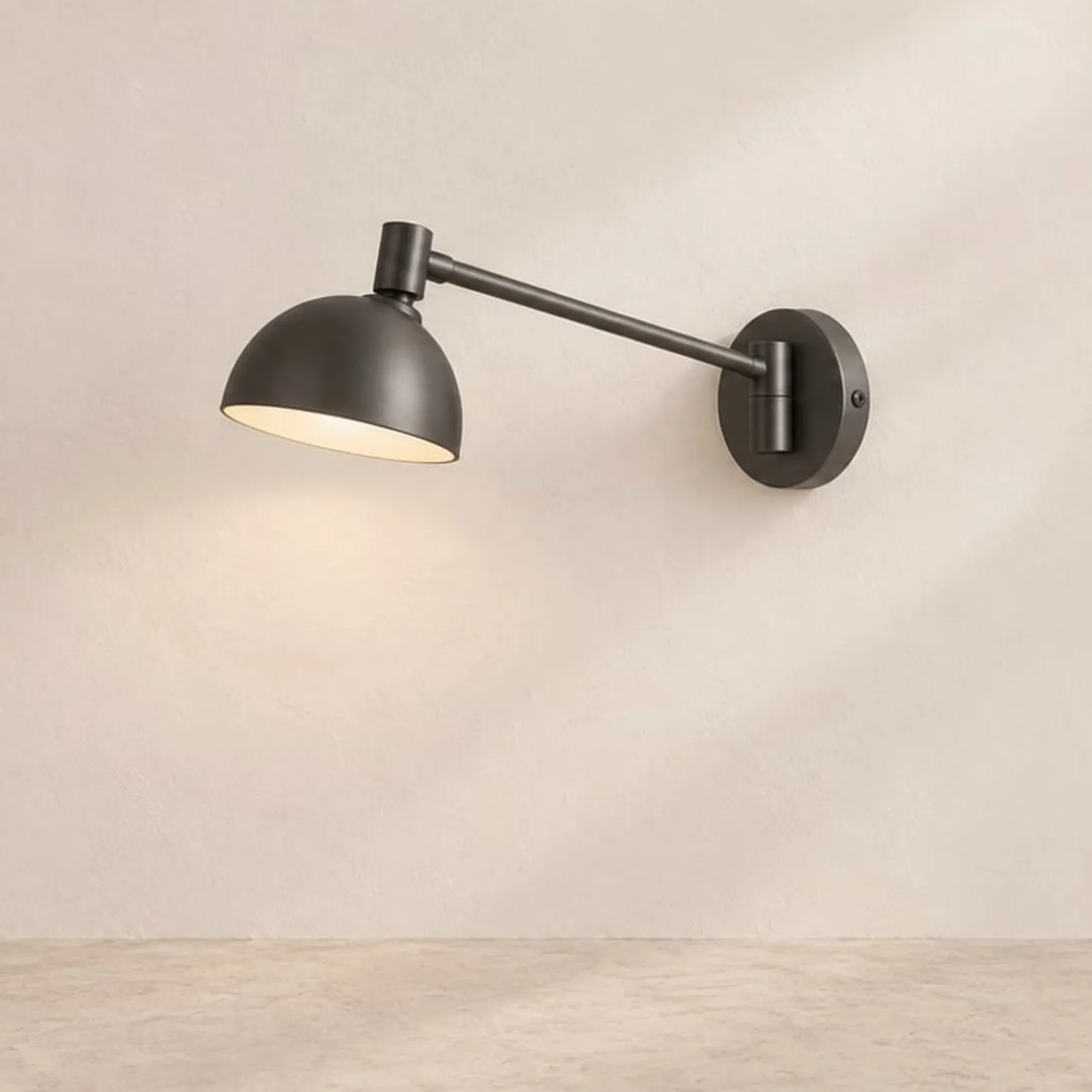 Vägglampa Vete Stål - bild 1