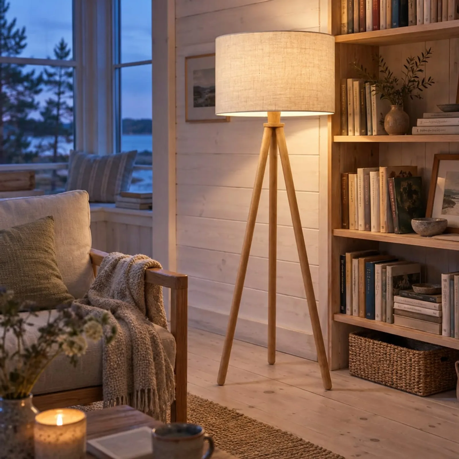 Lampadaire Sund naturel III - image 3